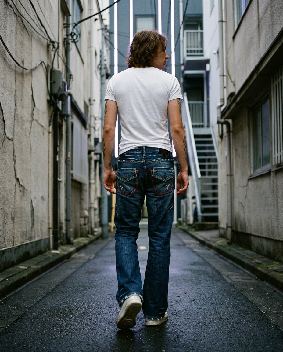 2000's Stockton Japanese Archive Straight/Baggy Jeans *very rare 32x32 (M) - Lennys Vintage