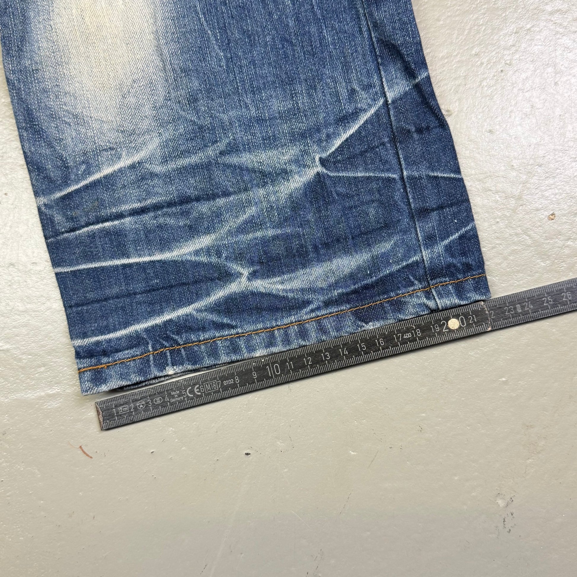 2000’s Stockton Japanese Baggy Jeans *very rare 34x34 - Lennys Vintage