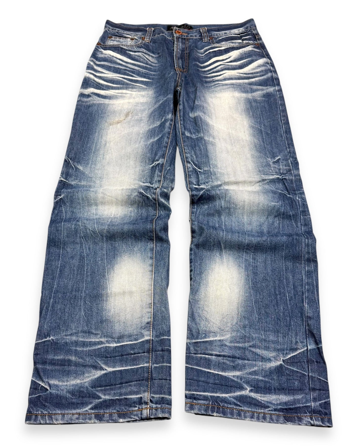 2000’s Stockton Japanese Baggy Jeans *very rare 34x34 - Lennys Vintage