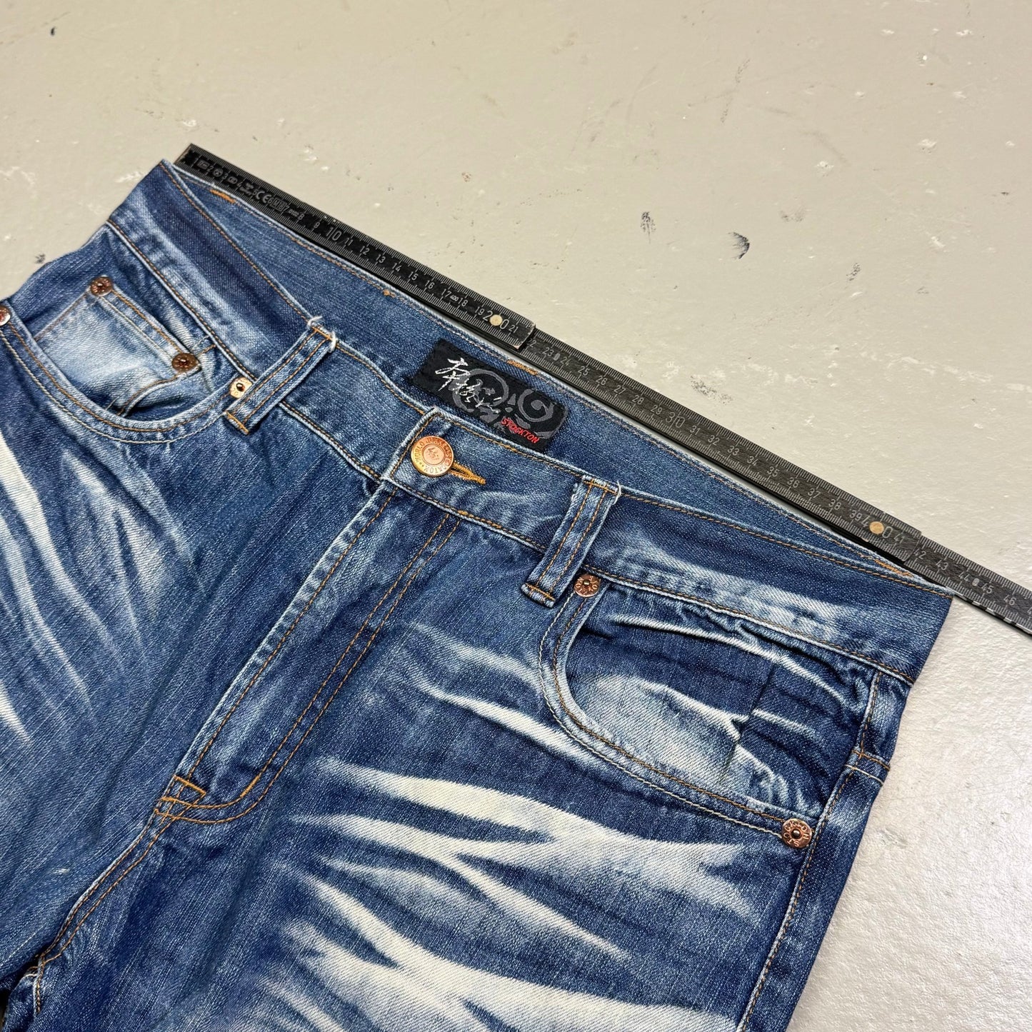 2000’s Stockton Japanese Baggy Jeans *very rare 34x34 - Lennys Vintage
