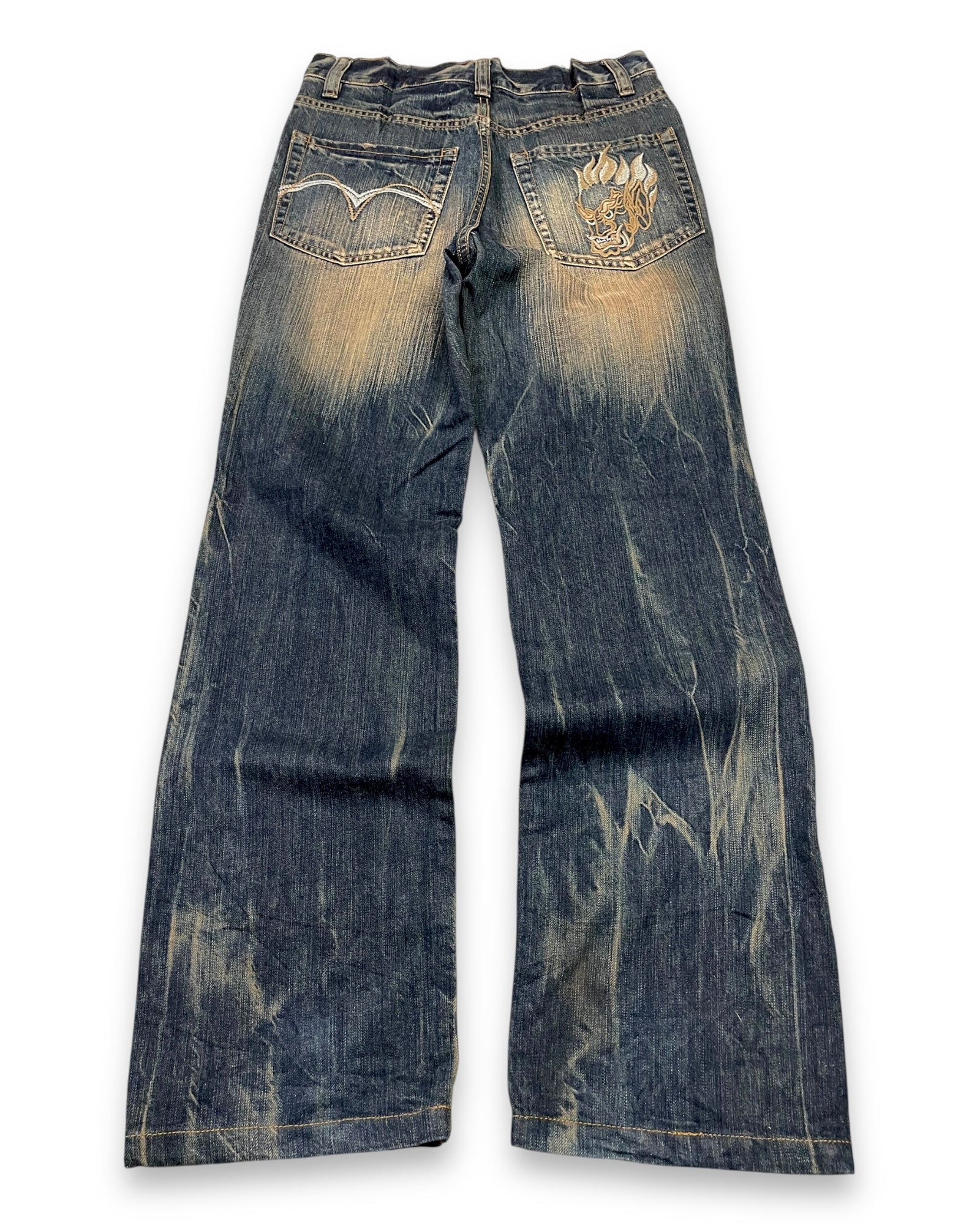 2000‘s Stockton Japanese Straight/Baggy Jeans *very rare 29x30 - Lennys Vintage