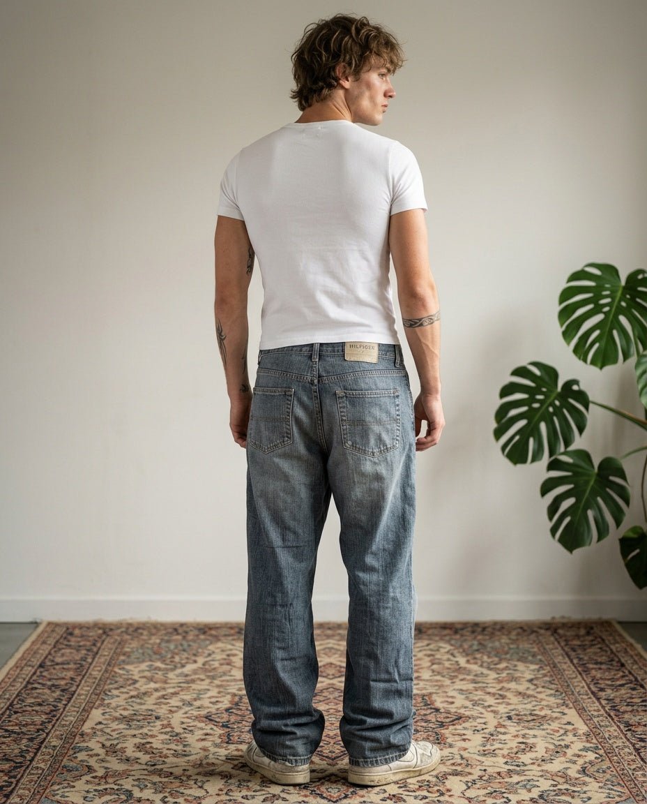 2000's Tommy Hilfiger Straight/Baggy Jeans *rare 36x34 (XL) - Lennys Vintage