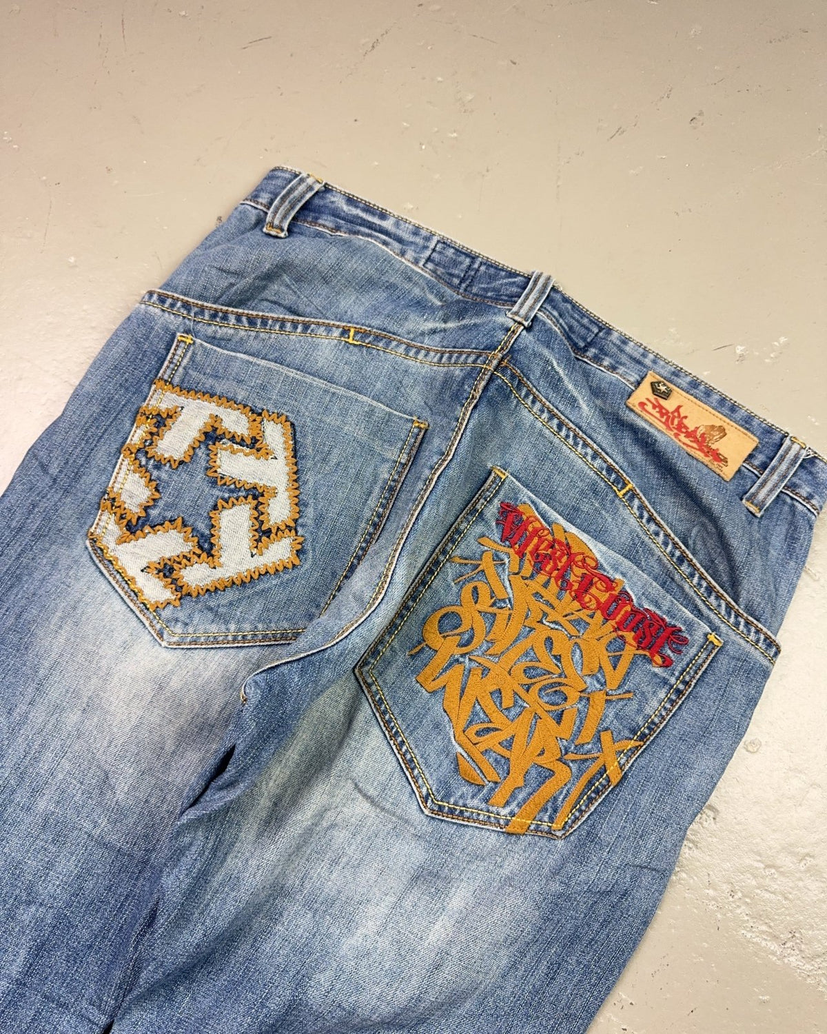 2000's Tribal Gear Hip Hop Straight/Baggy Jeans *rare 36x34 (XL) - Lennys Vintage