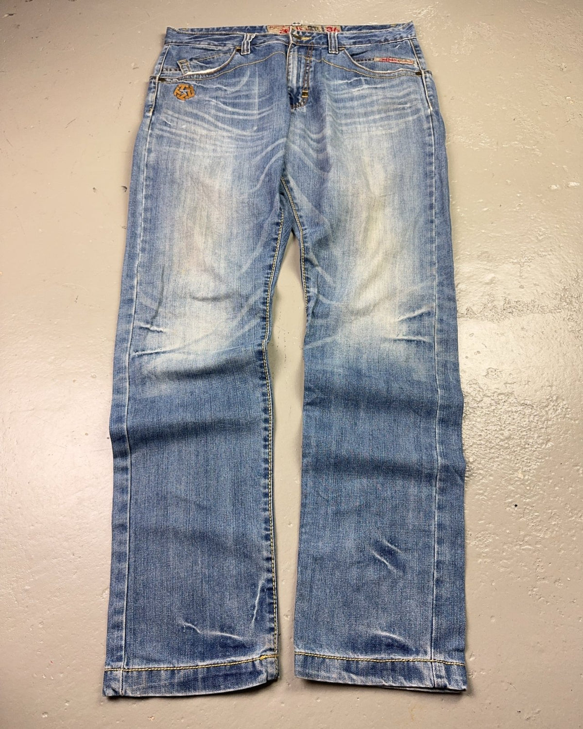 2000's Tribal Gear Hip Hop Straight/Baggy Jeans *rare 36x34 (XL) - Lennys Vintage