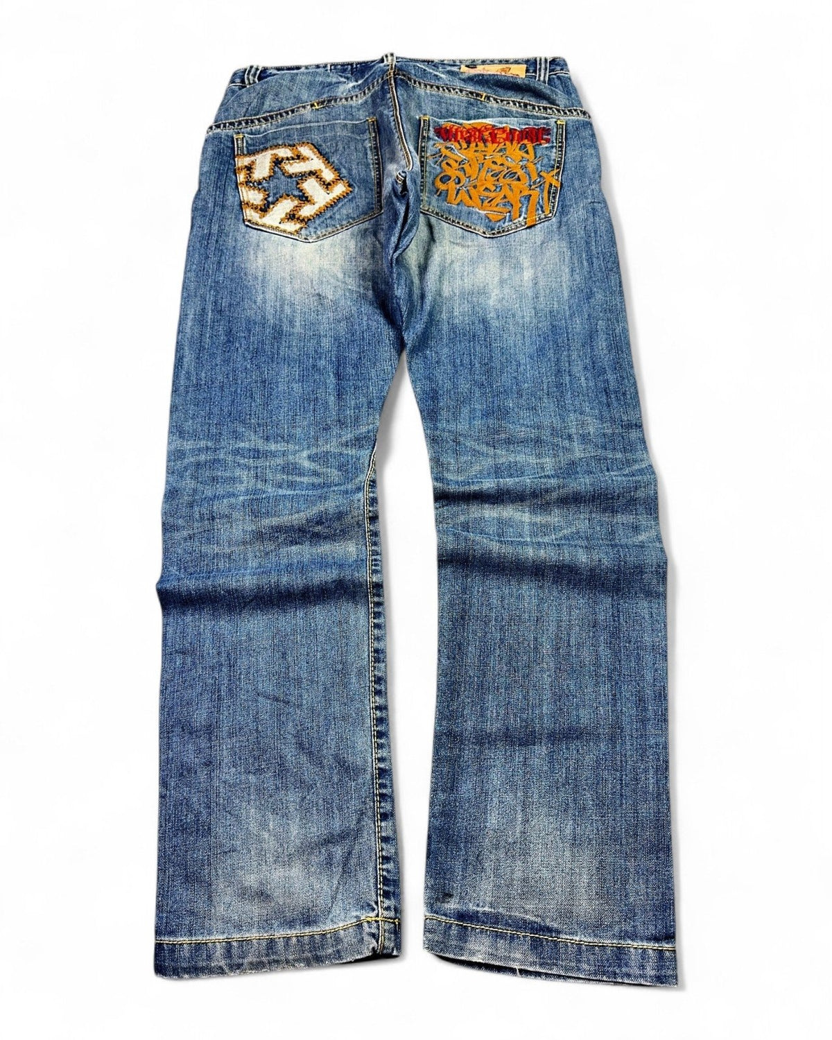 2000's Tribal Gear Hip Hop Straight/Baggy Jeans *rare 36x34 (XL) - Lennys Vintage
