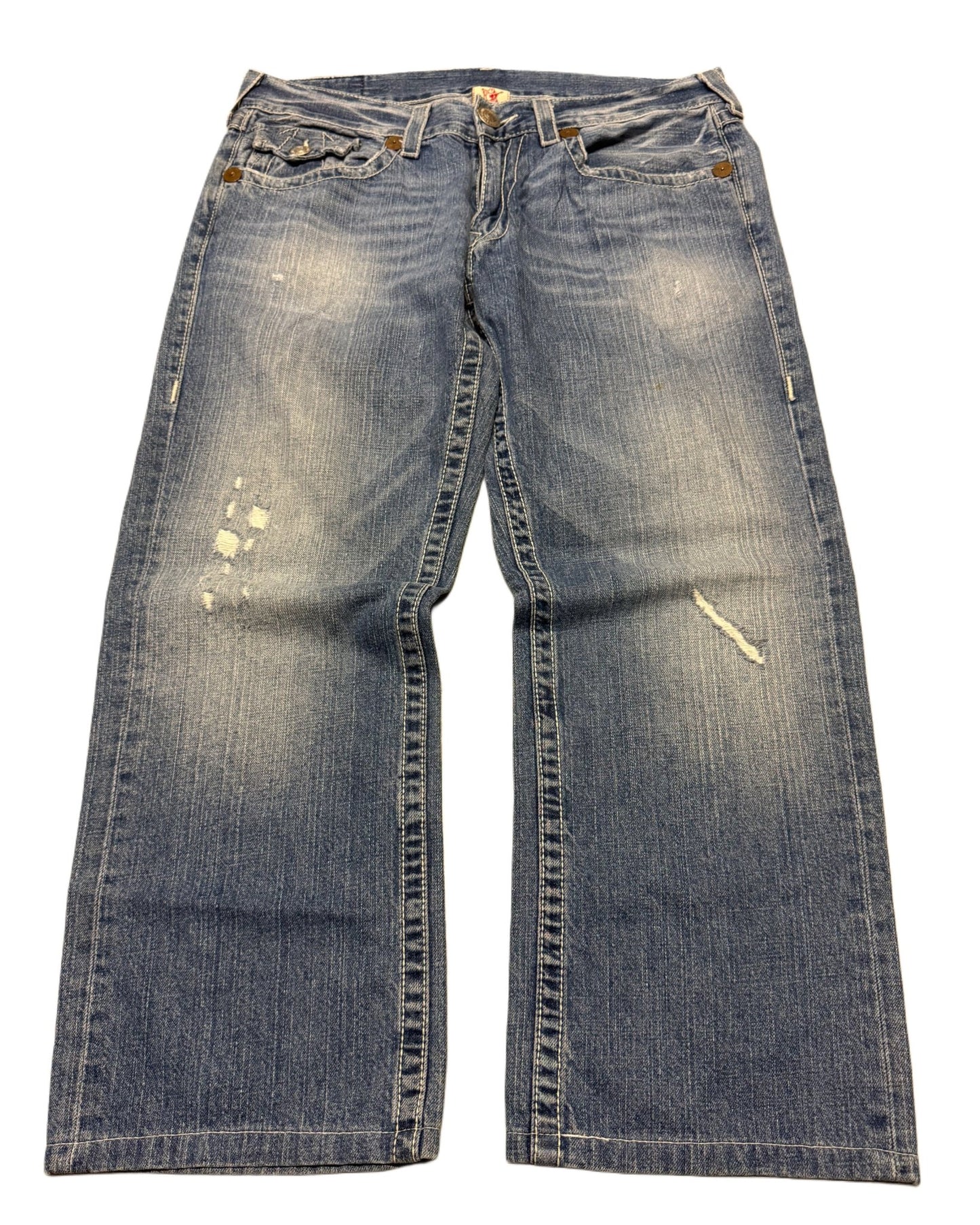 2000‘s True Religion Baggy Jeans 36x28 - Lennys Vintage