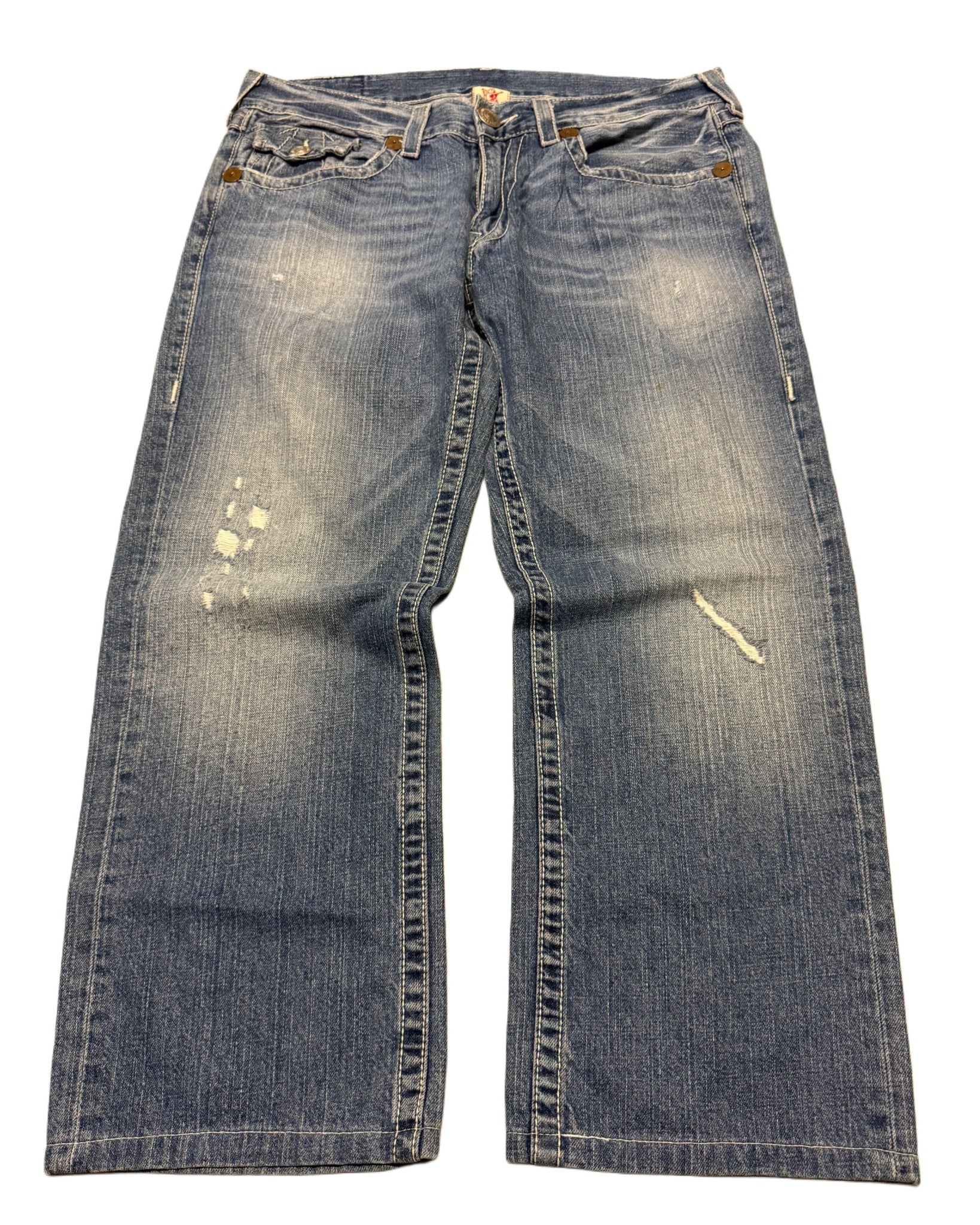 2000‘s True Religion Baggy Jeans 36x28 - Lennys Vintage