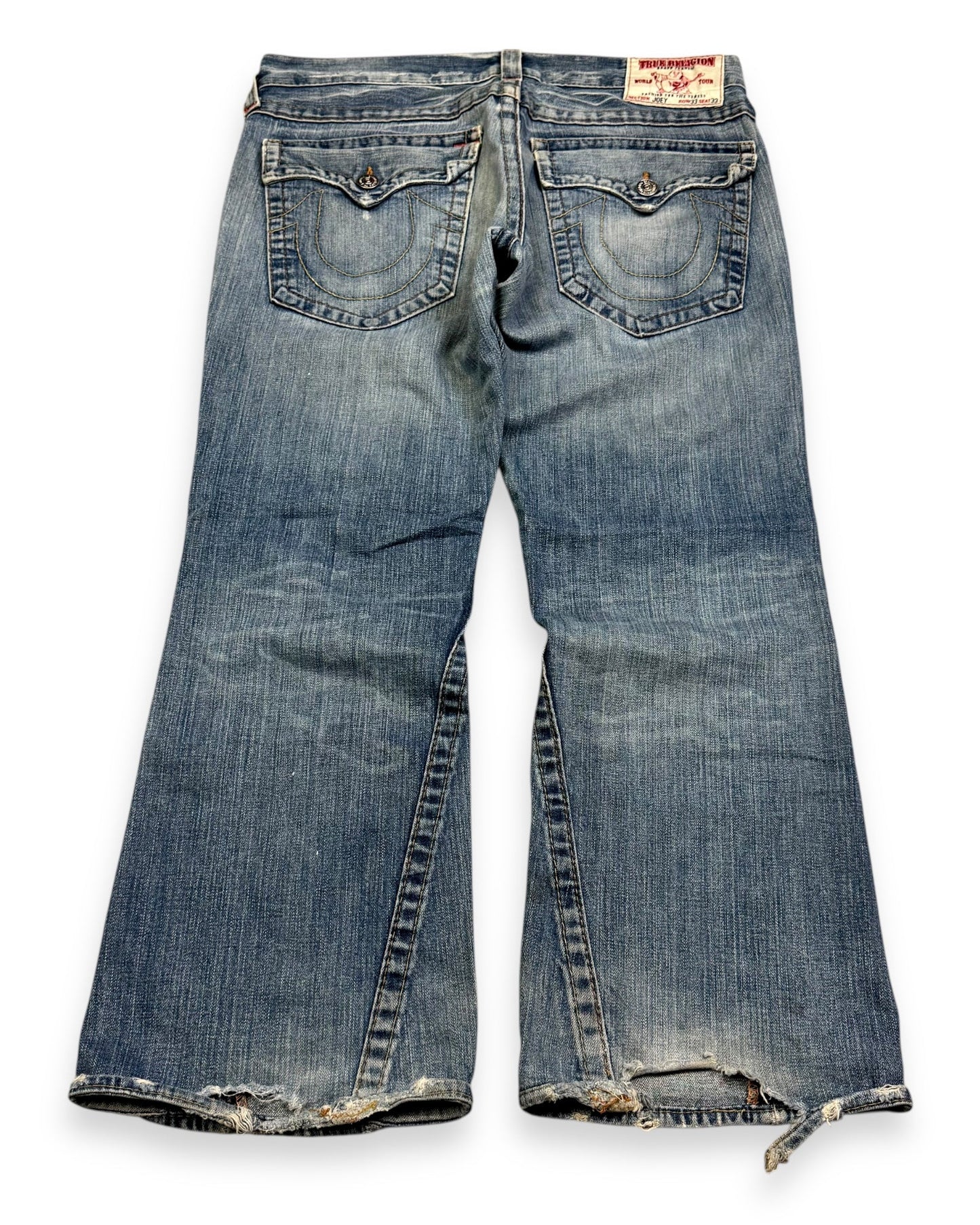 2000’s True Religion Baggy/Bootcut Jeans 36x29 - Lennys Vintage