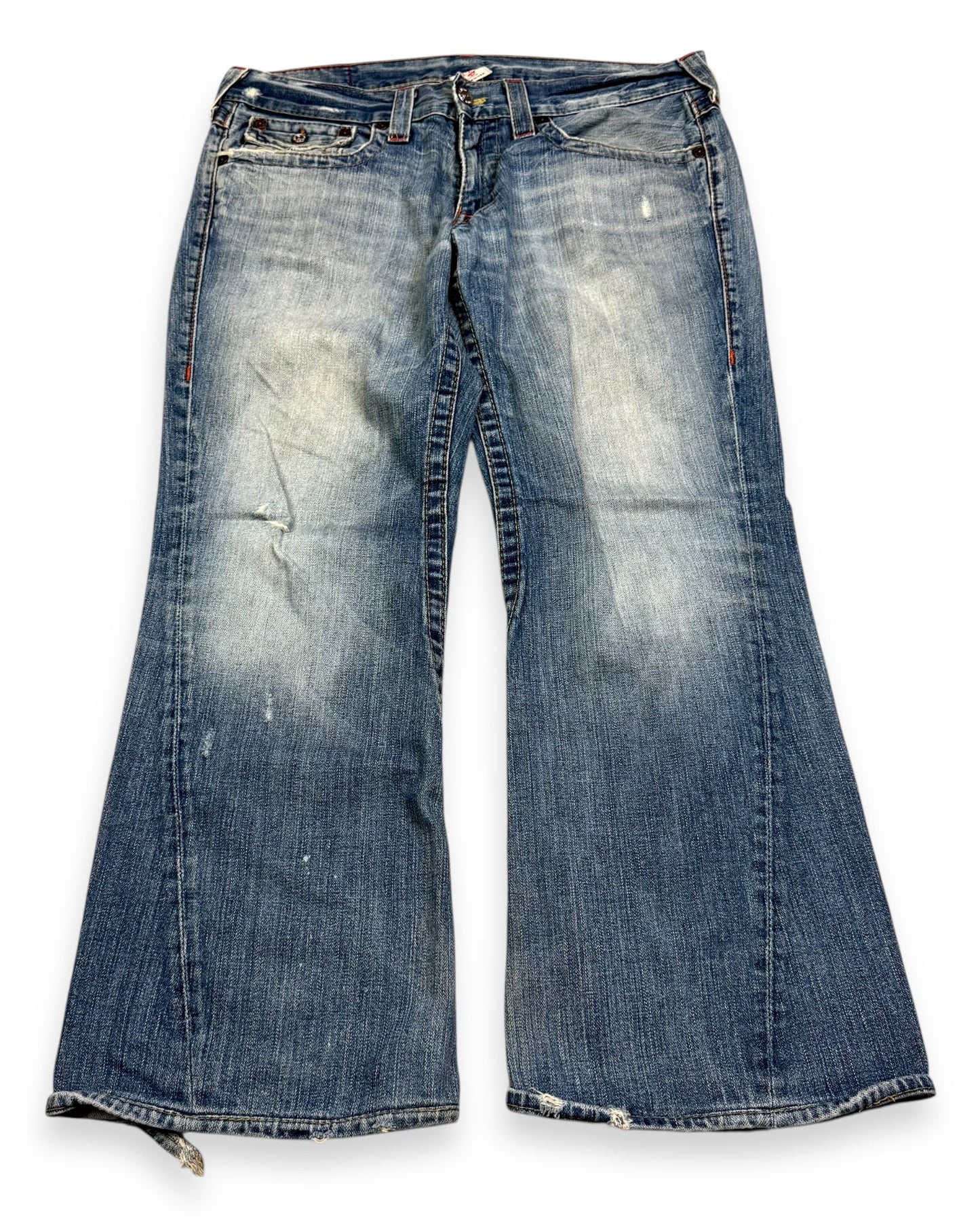 2000’s True Religion Baggy/Bootcut Jeans 36x29 - Lennys Vintage