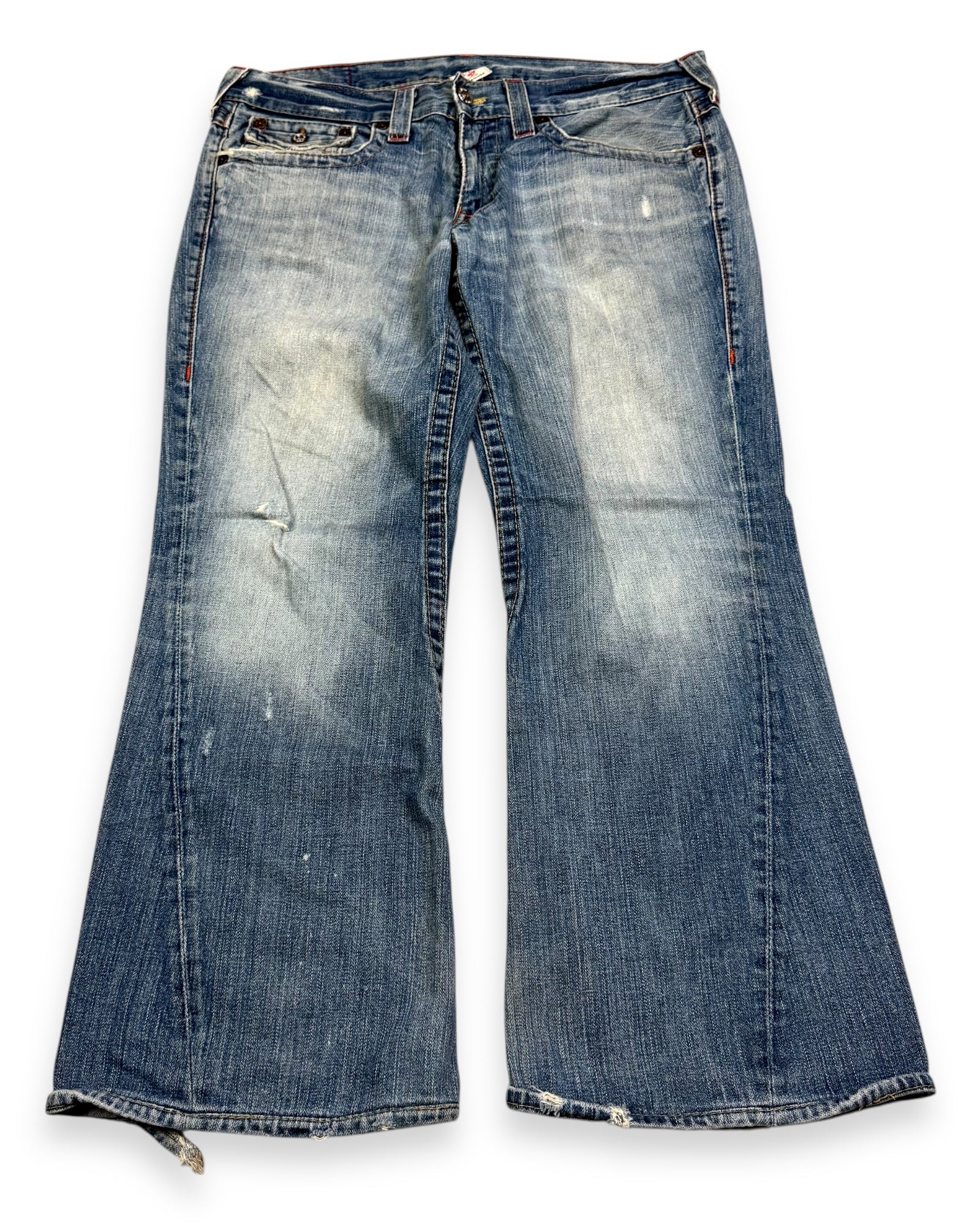 2000’s True Religion Baggy/Bootcut Jeans 36x29 - Lennys Vintage