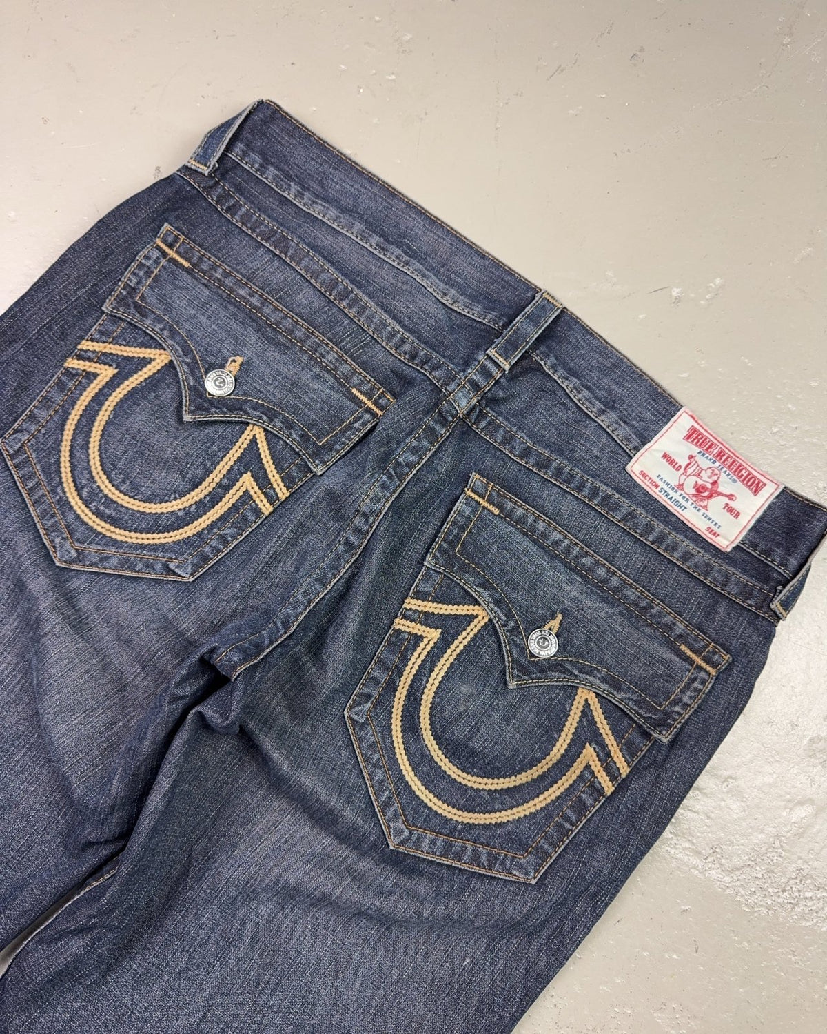2000's True Religion Baggy/Bootcut Jeans * 40x36 (3XL) - Lennys Vintage