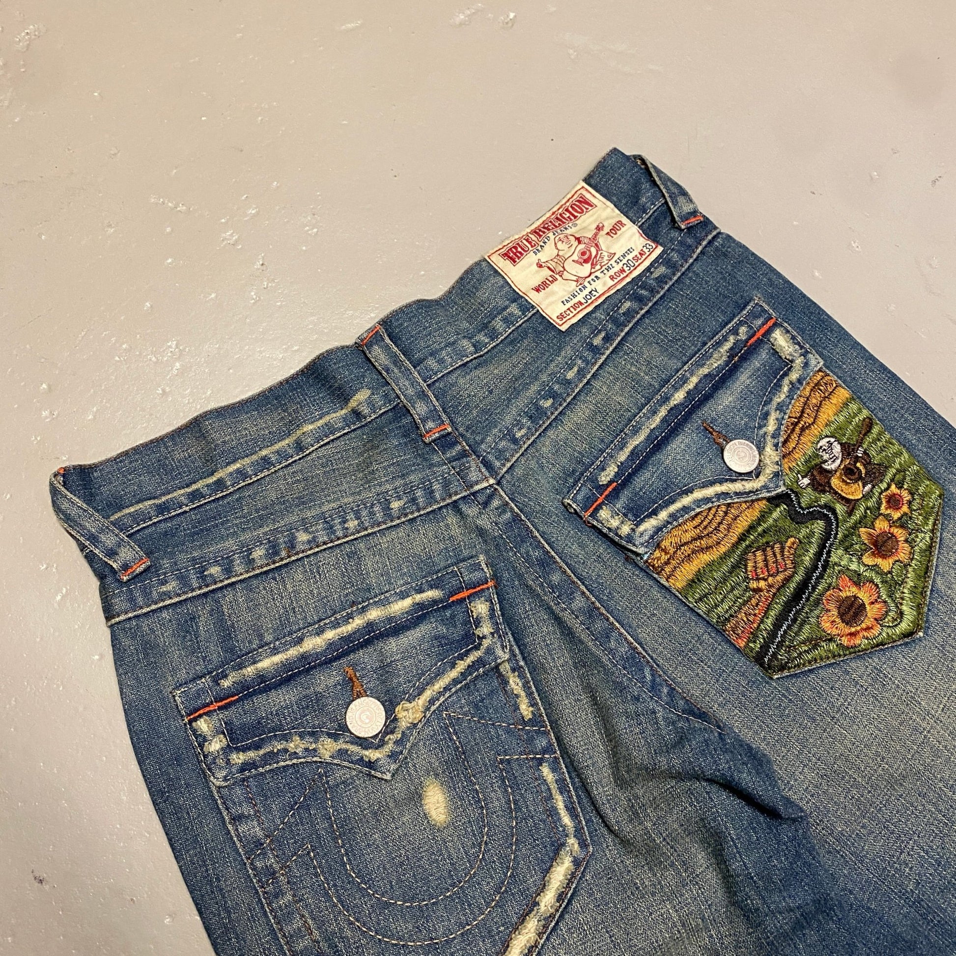 2000‘s True Religion Slim/Regular Fit Shorts/Jorts *sehr selten (W30) - Lennys Vintage