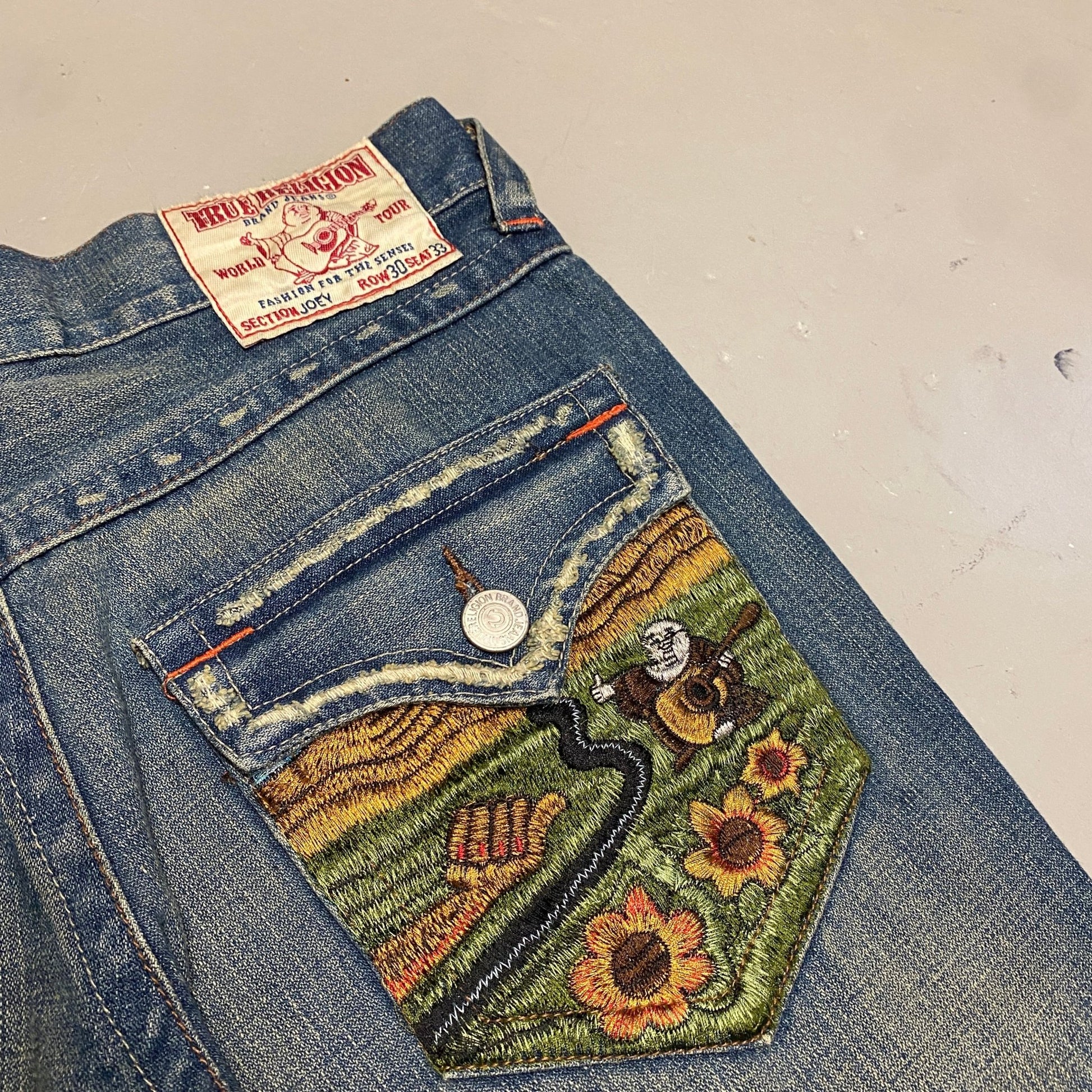 2000‘s True Religion Slim/Regular Fit Shorts/Jorts *sehr selten (W30) - Lennys Vintage