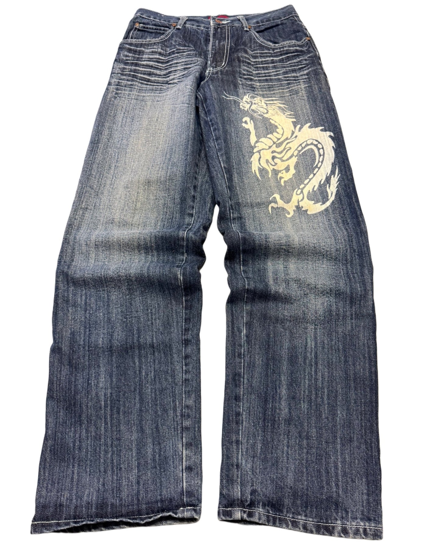 2000‘s Uncle Japanese Baggy Jeans *rare 29x32 - Lennys Vintage