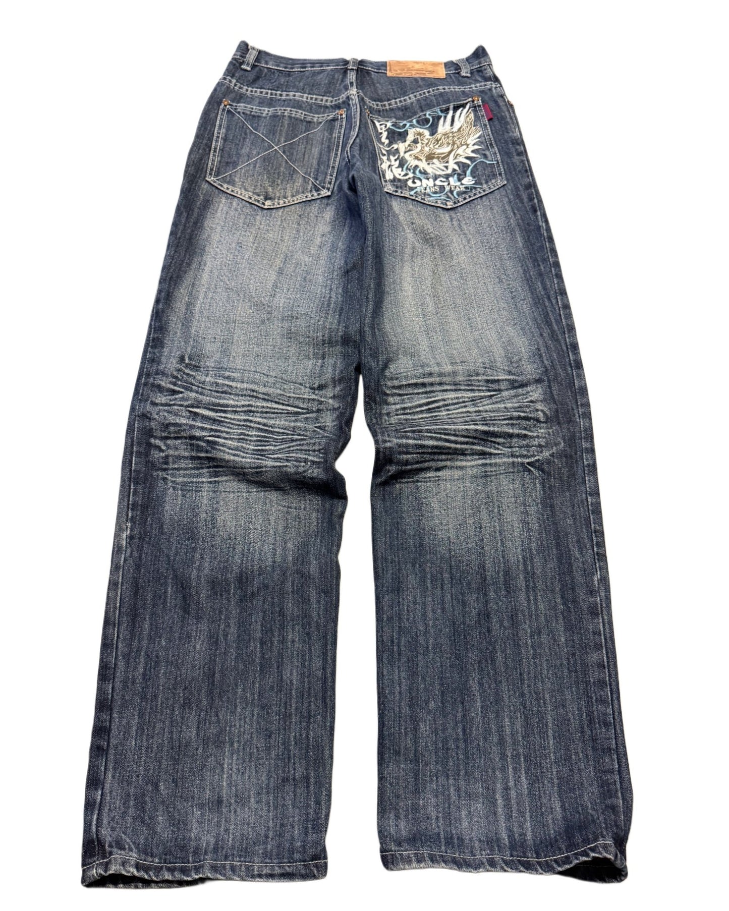 2000‘s Uncle Japanese Baggy Jeans *rare 29x32 - Lennys Vintage