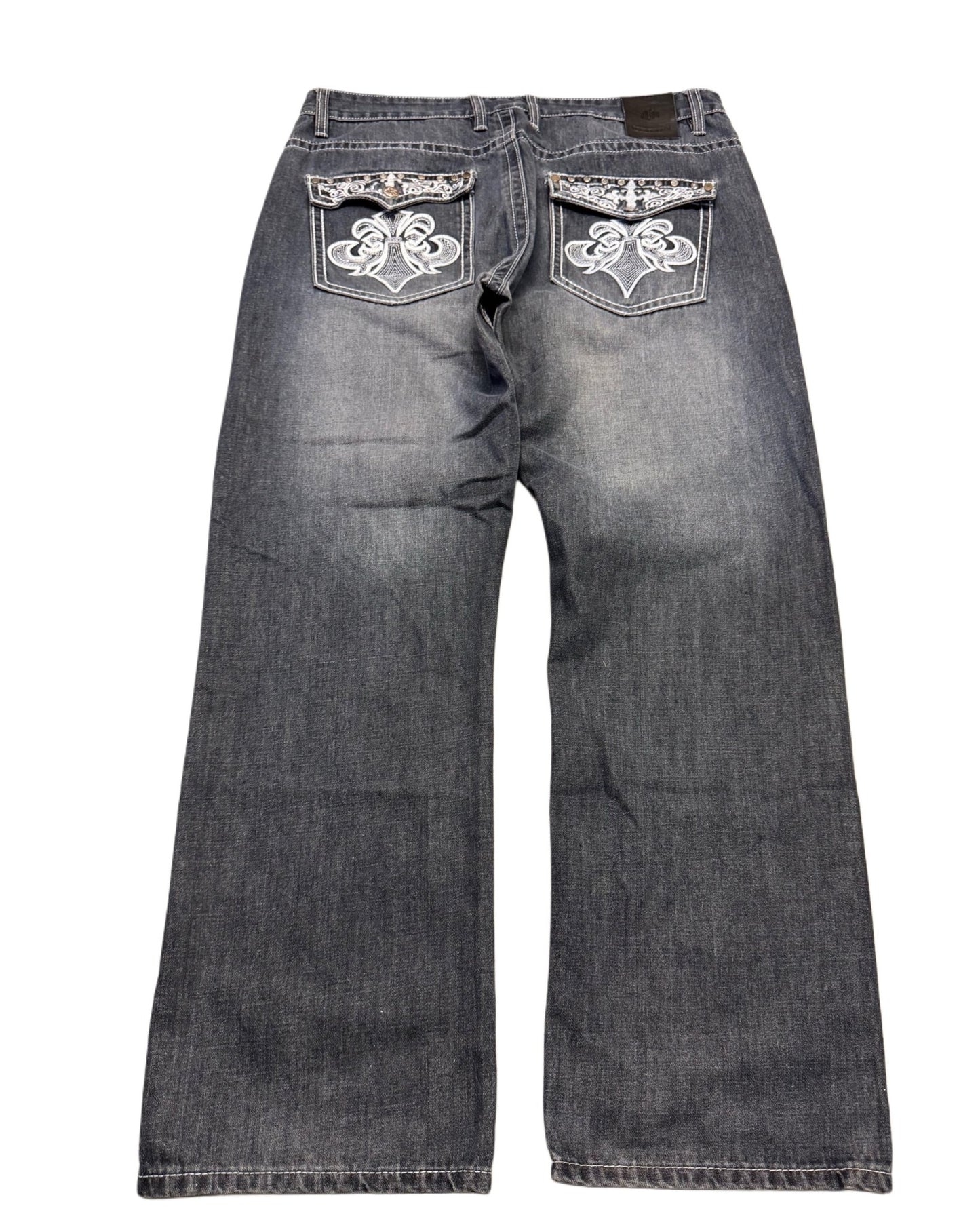 2000‘s Victorious Hip Hop Baggy Jeans *very rare 36x32 - Lennys Vintage