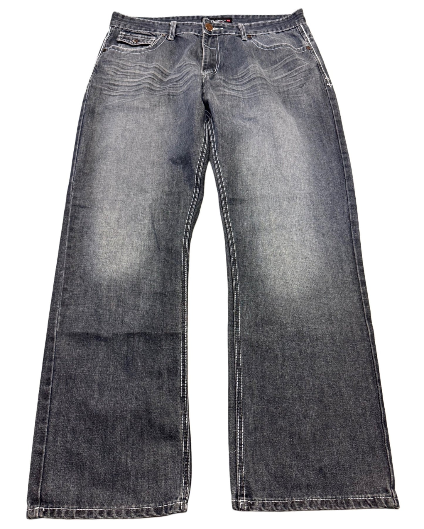 2000‘s Victorious Hip Hop Baggy Jeans *very rare 36x32 - Lennys Vintage