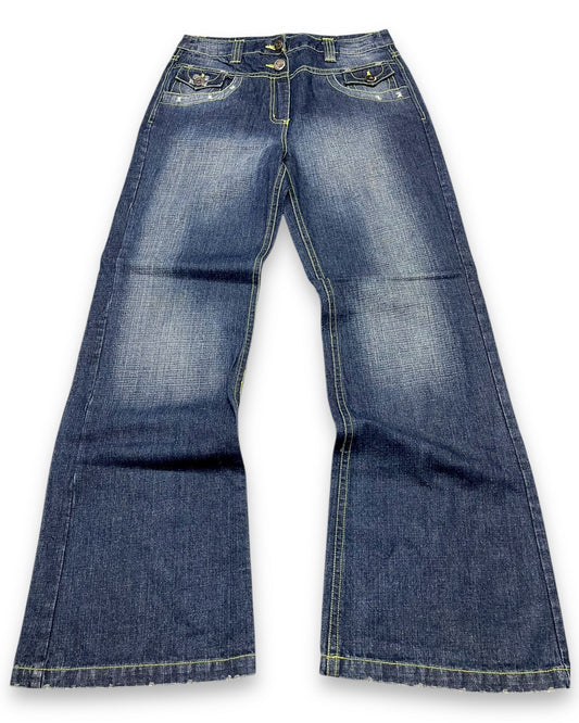 2000’s Women’s Bootcut Baggy Jeans 28x30 - Lennys Vintage