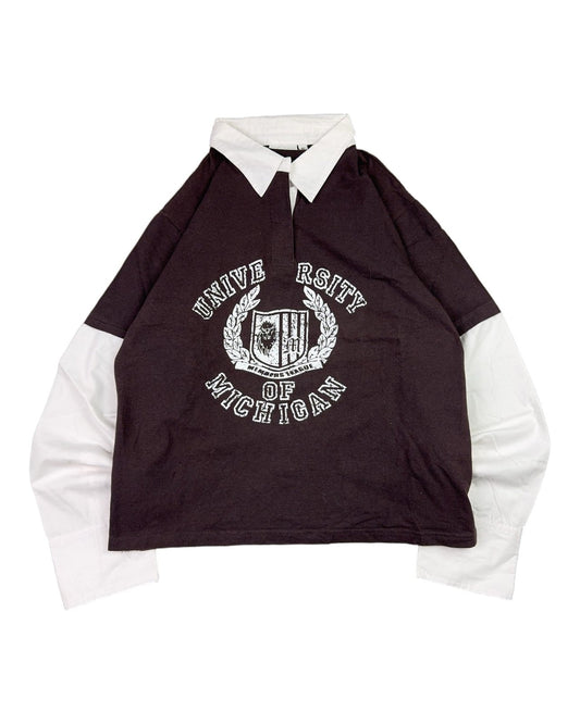 2000's X-mail Cropped Longsleeve * (M) - Lennys Vintage
