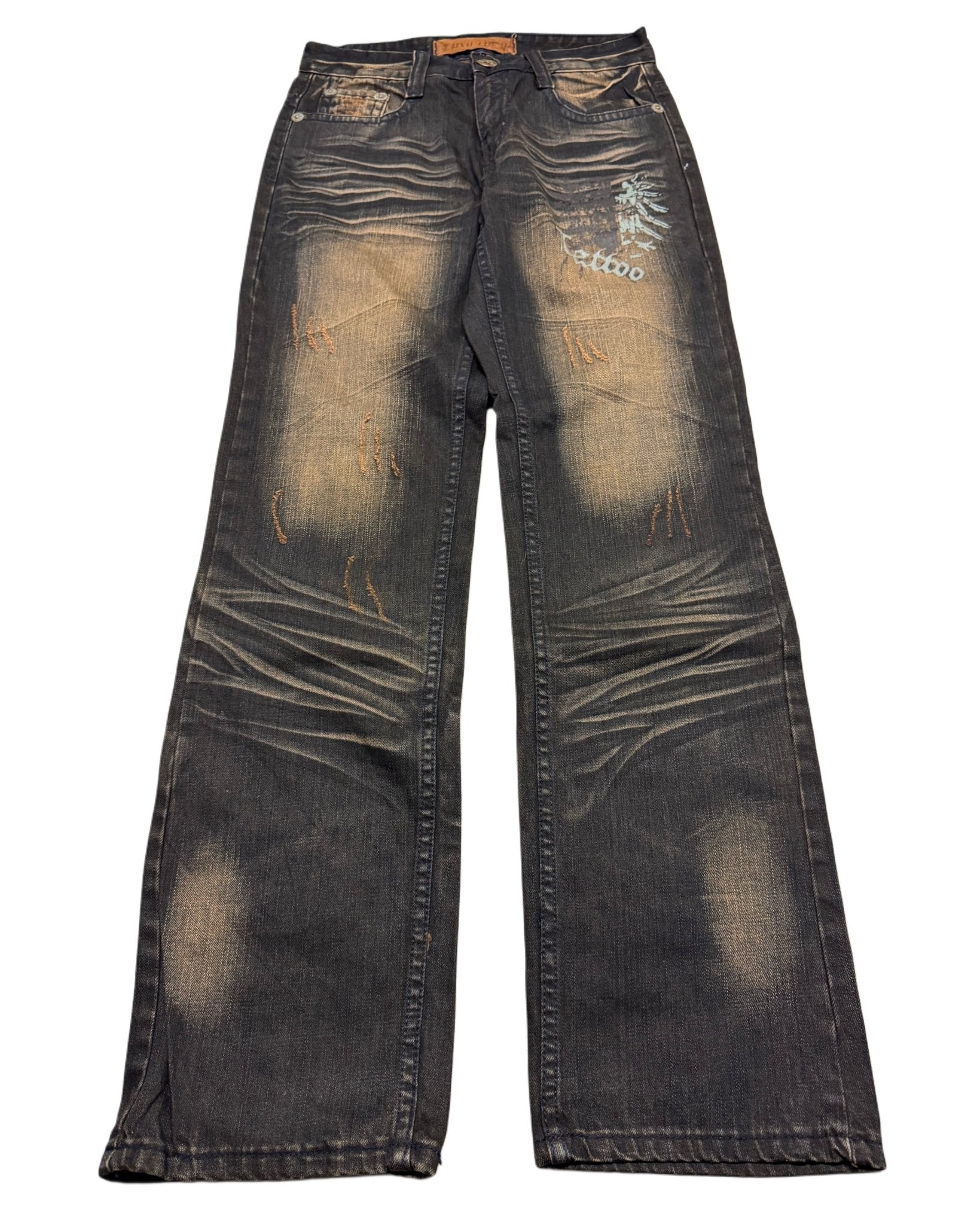 2000‘s Zhan Shen Japanese Straight/Baggy Jeans *rare 29x32 - Lennys Vintage