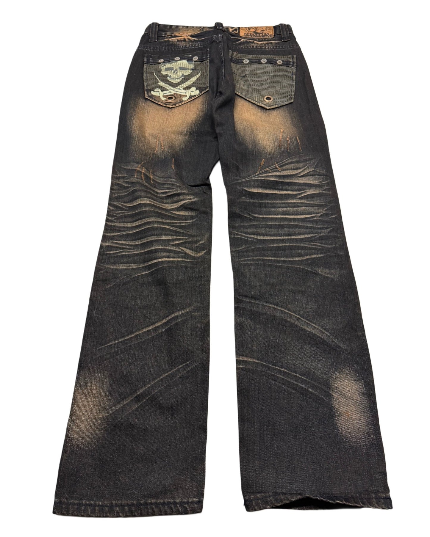 2000‘s Zhan Shen Japanese Straight/Baggy Jeans *rare 29x32 - Lennys Vintage