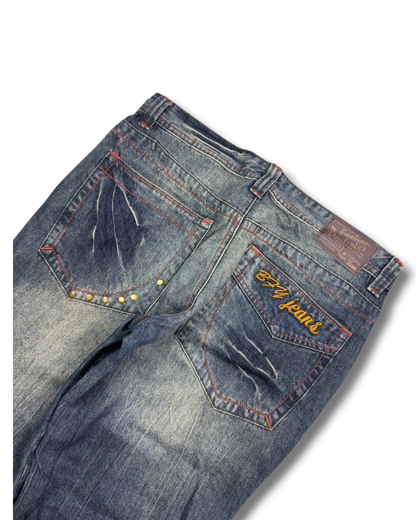 2000's B74 Straight Jeans *rare 34x32 (L)