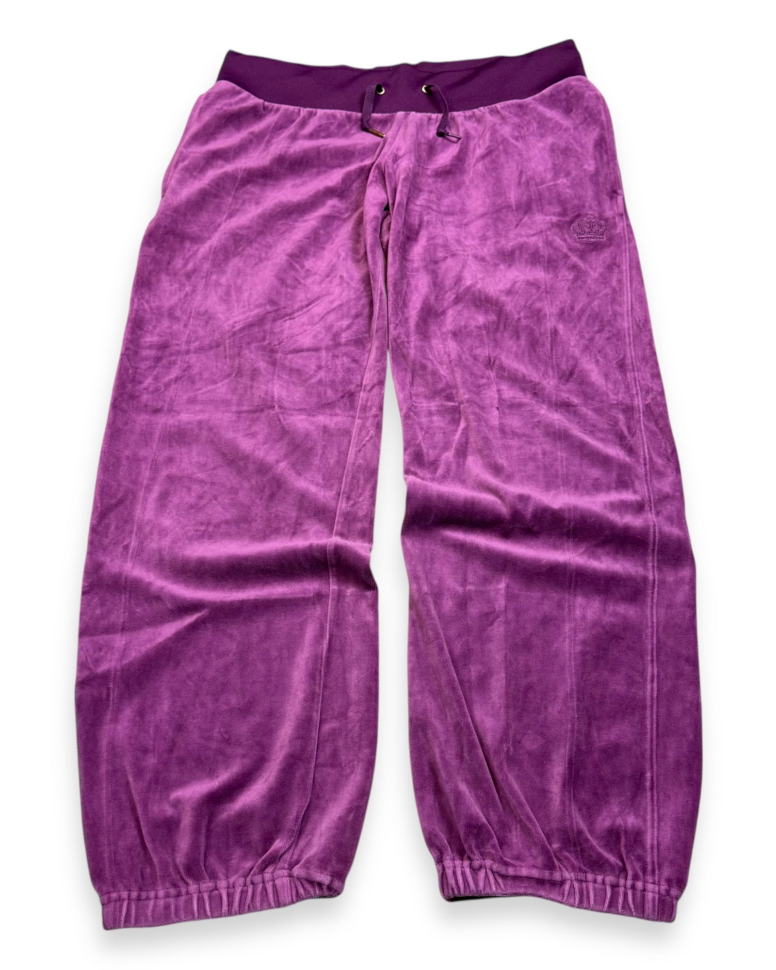 2010 Adidas x Missy Elliott Baggy Velour Trackpants Women’s (L) - Lennys Vintage