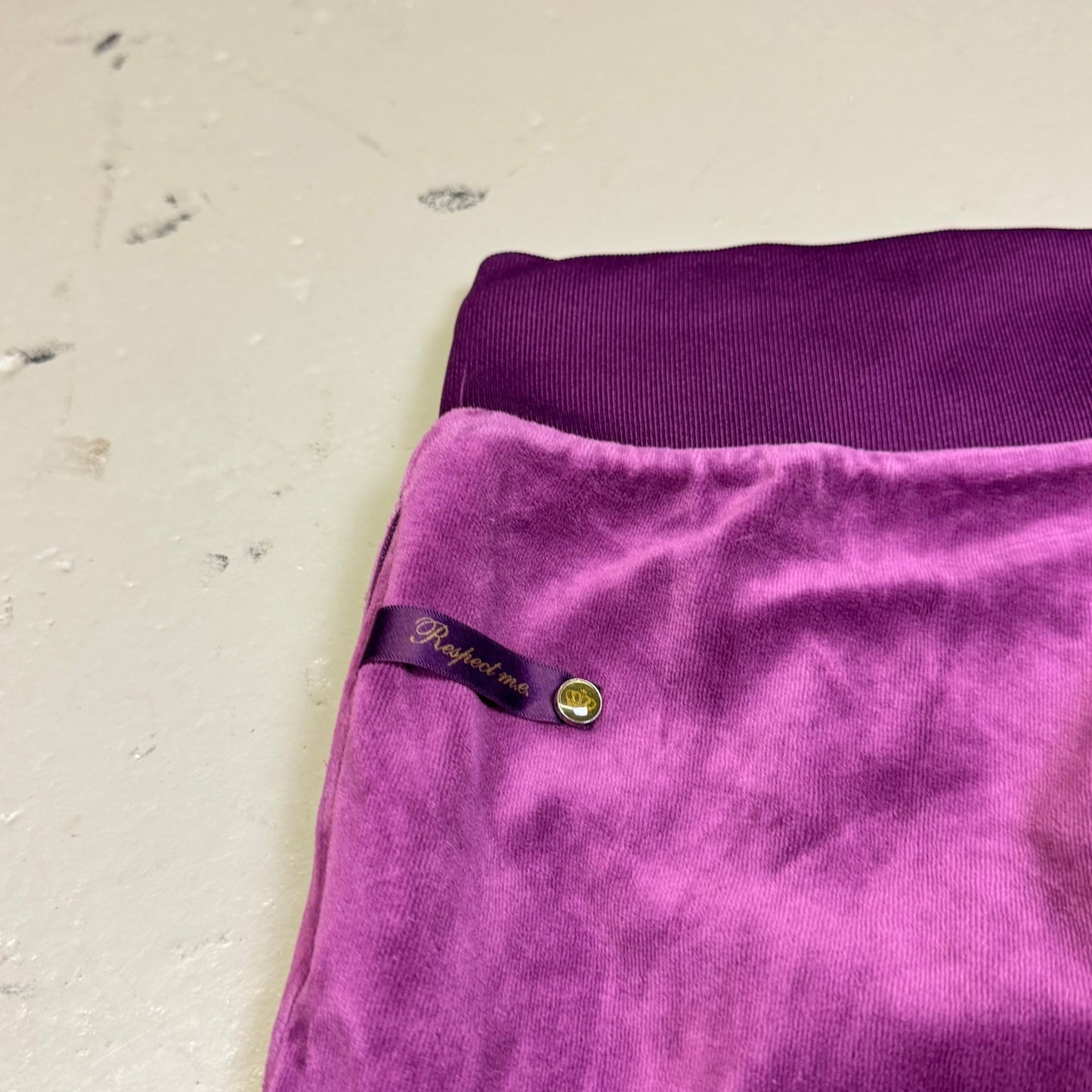 2010 Adidas x Missy Elliott Baggy Velour Trackpants Women’s (L) - Lennys Vintage