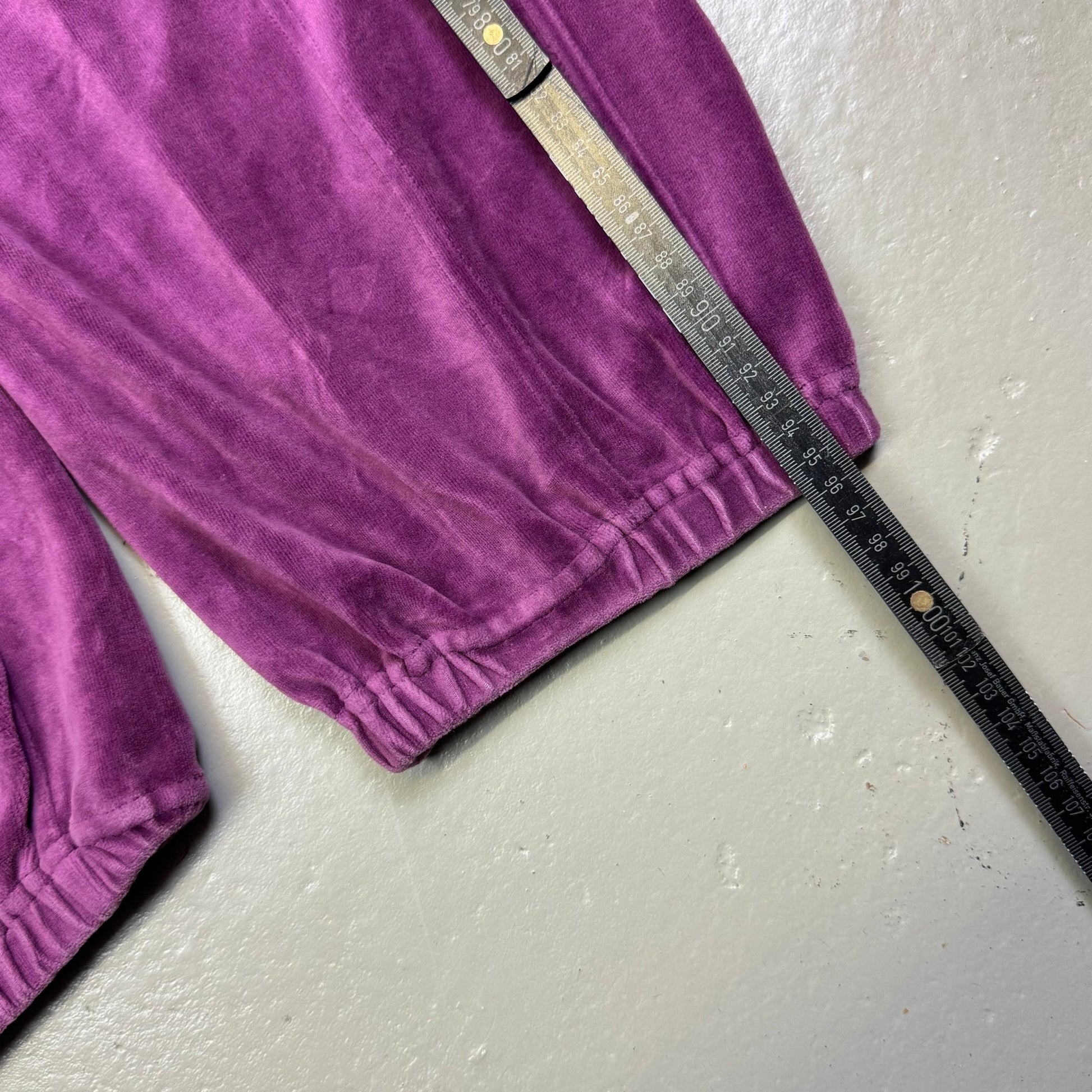 2010 Adidas x Missy Elliott Baggy Velour Trackpants Women’s (L) - Lennys Vintage