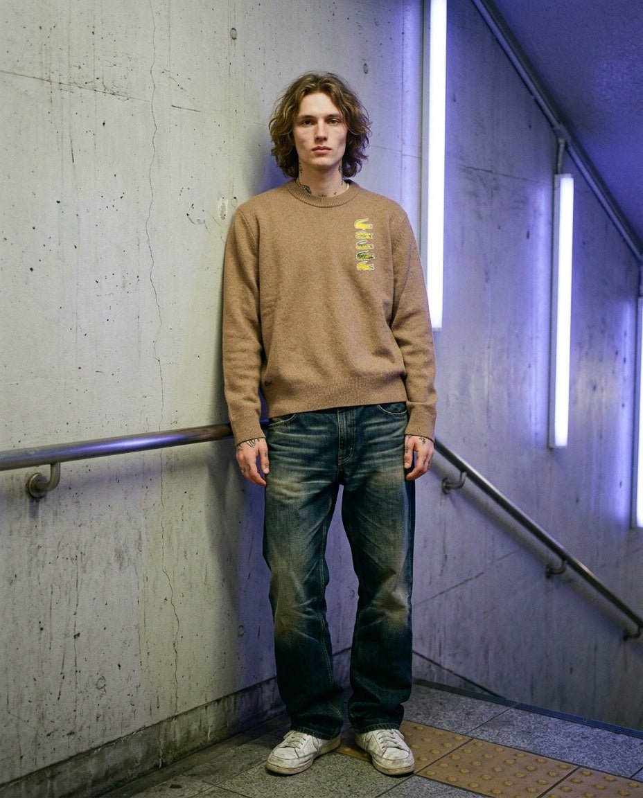 2010's Lacoste Sweater *rare (S) - Lennys Vintage