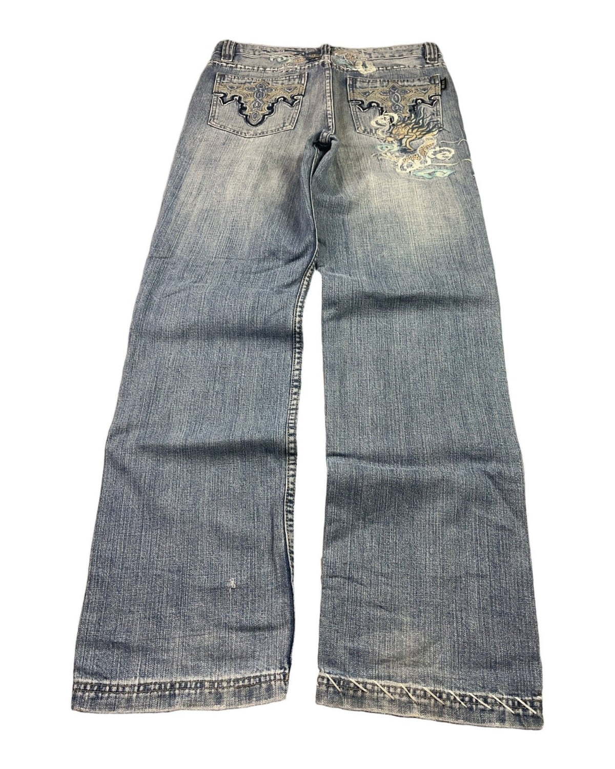 2010's New Boy Japanese Straight/Baggy Jeans * 31x34 (M) - Lennys Vintage