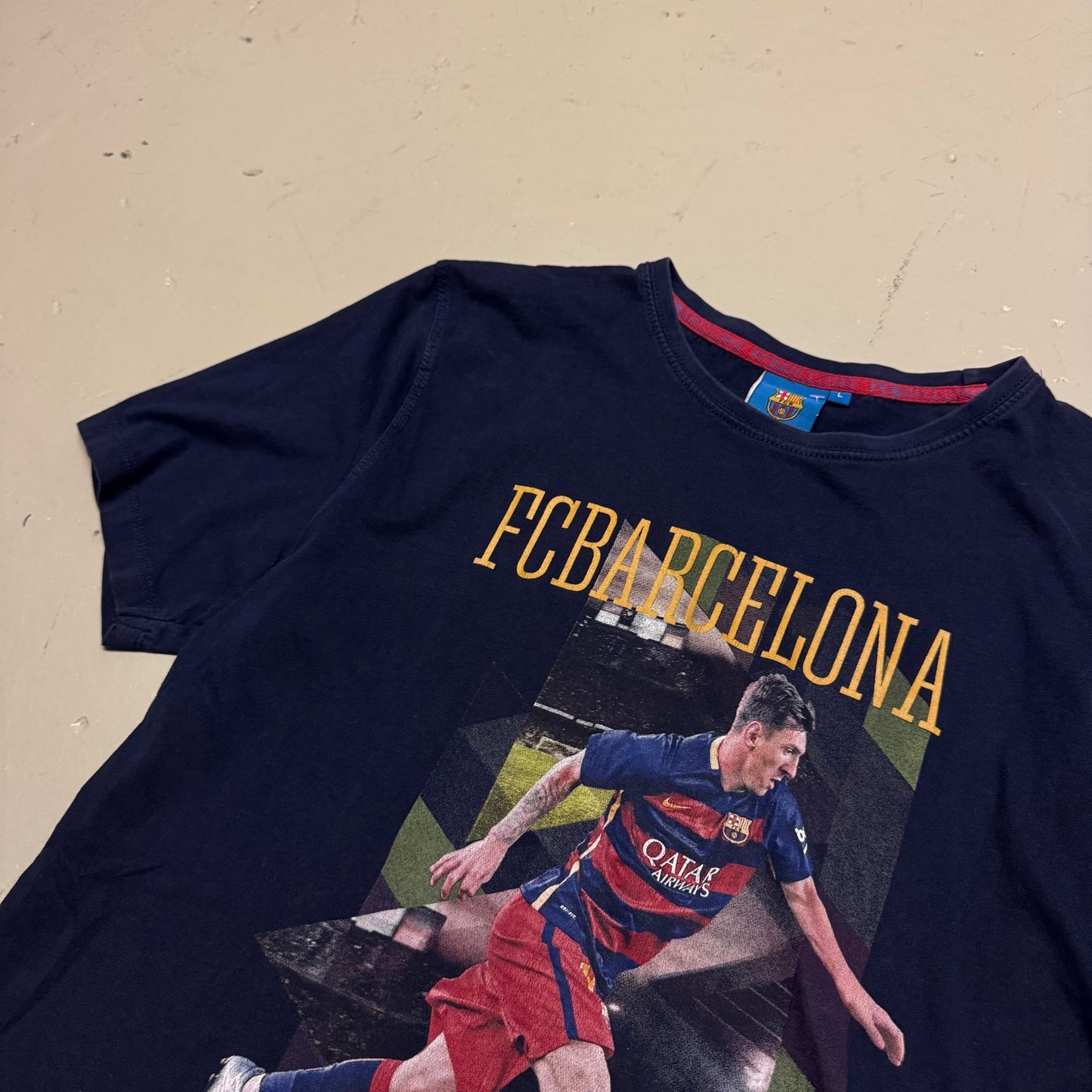 2015 Barcelona Lionel Messi Shirt (L) - Lennys Vintage