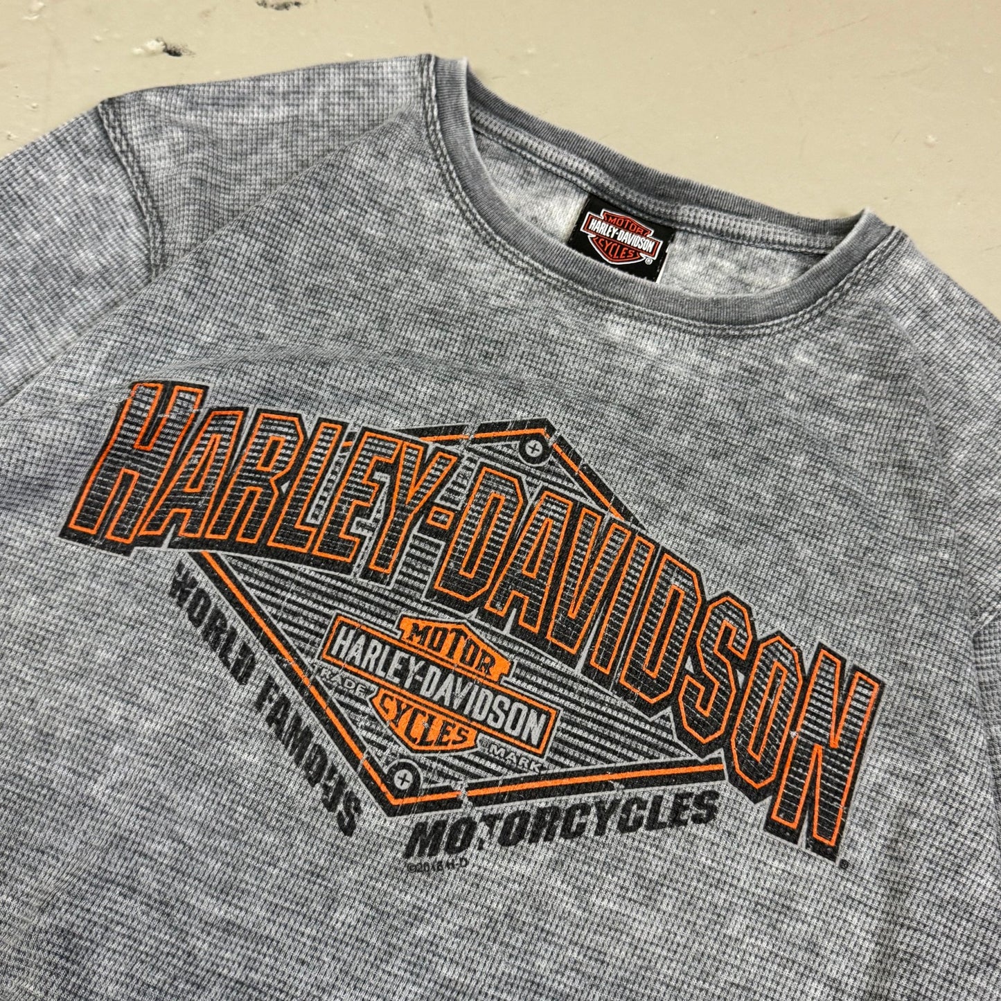 2016 Harley Davidson Varese Italy Longsleeve (L) - Lennys Vintage