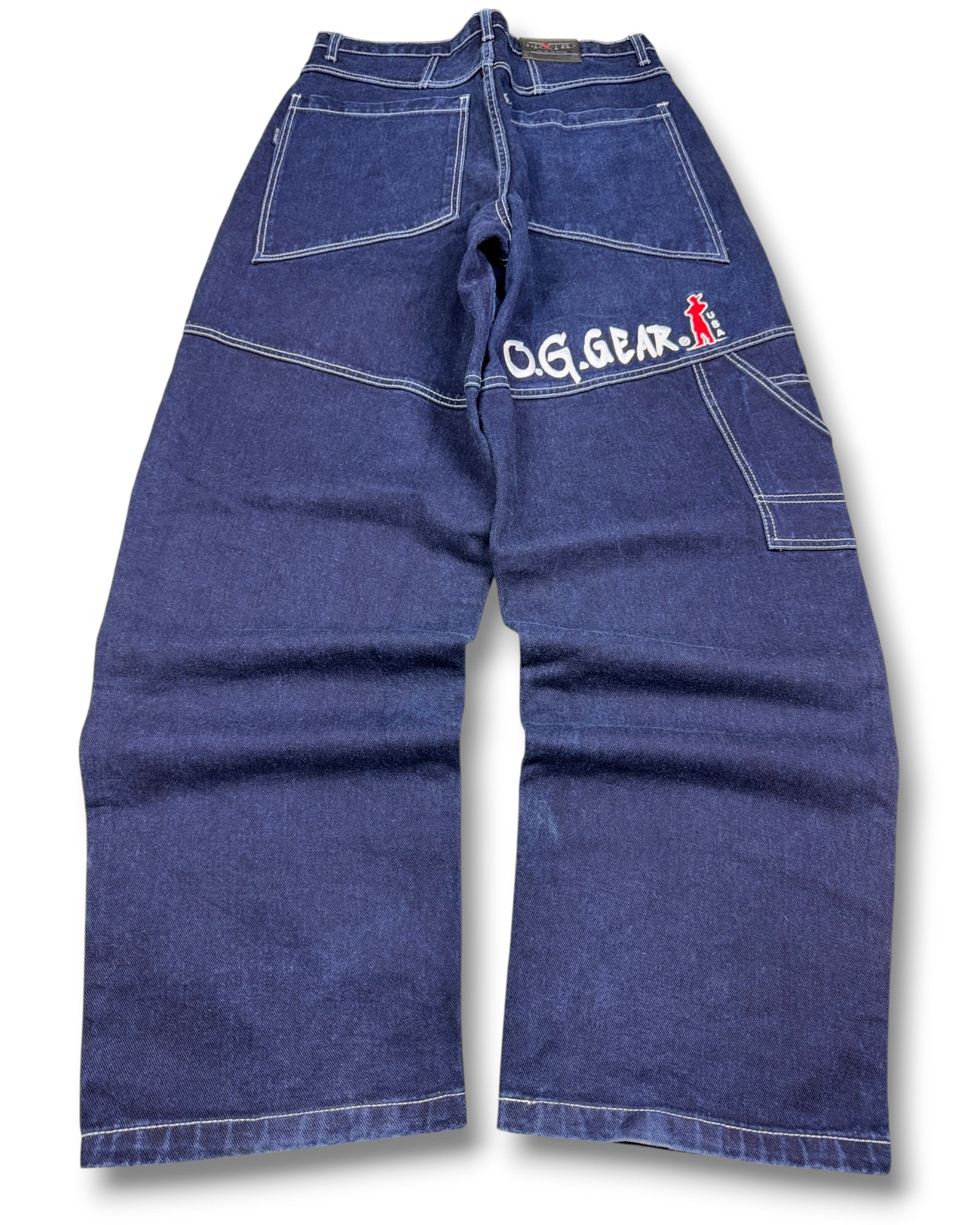 2000's O.G. Gear Hip Hop Baggy Jeans *very rare 32x34 (M)
