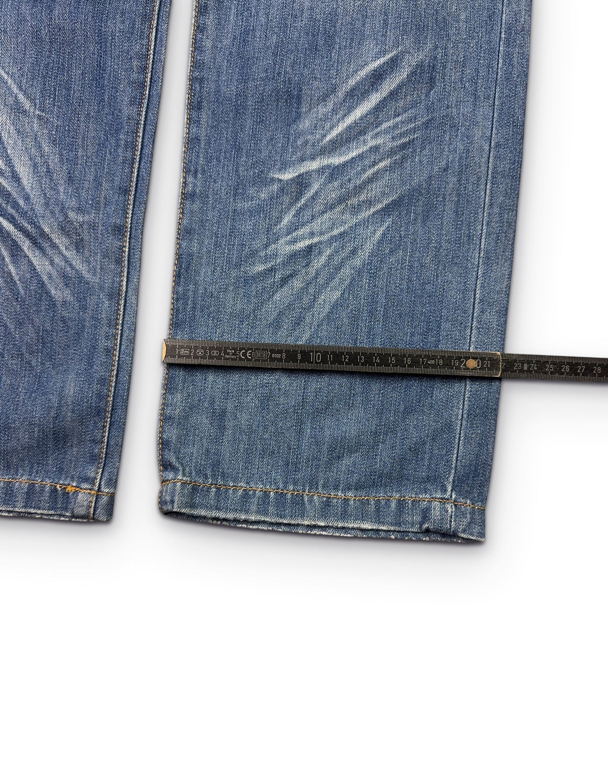 2000's Washed Buckle Baggy Jeans * 31x32 (M)