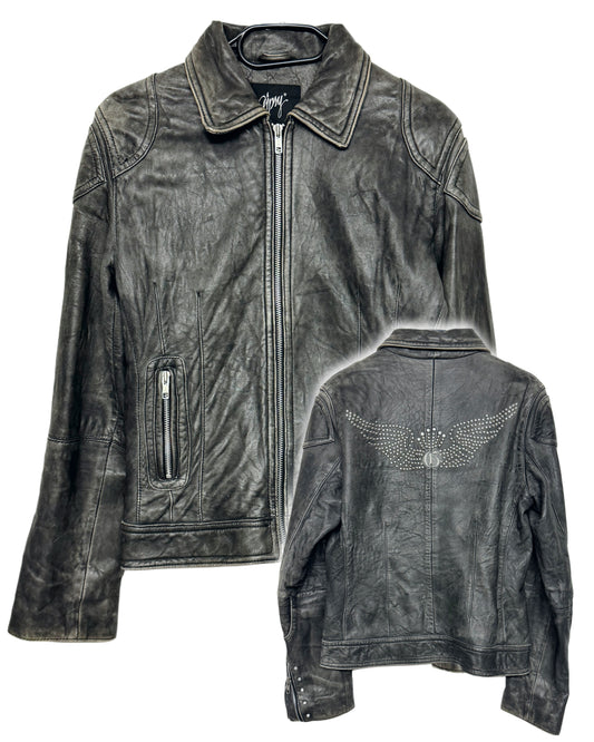 2000‘s Gipsy Vegan Leather Jacket Women‘s *rare (M)