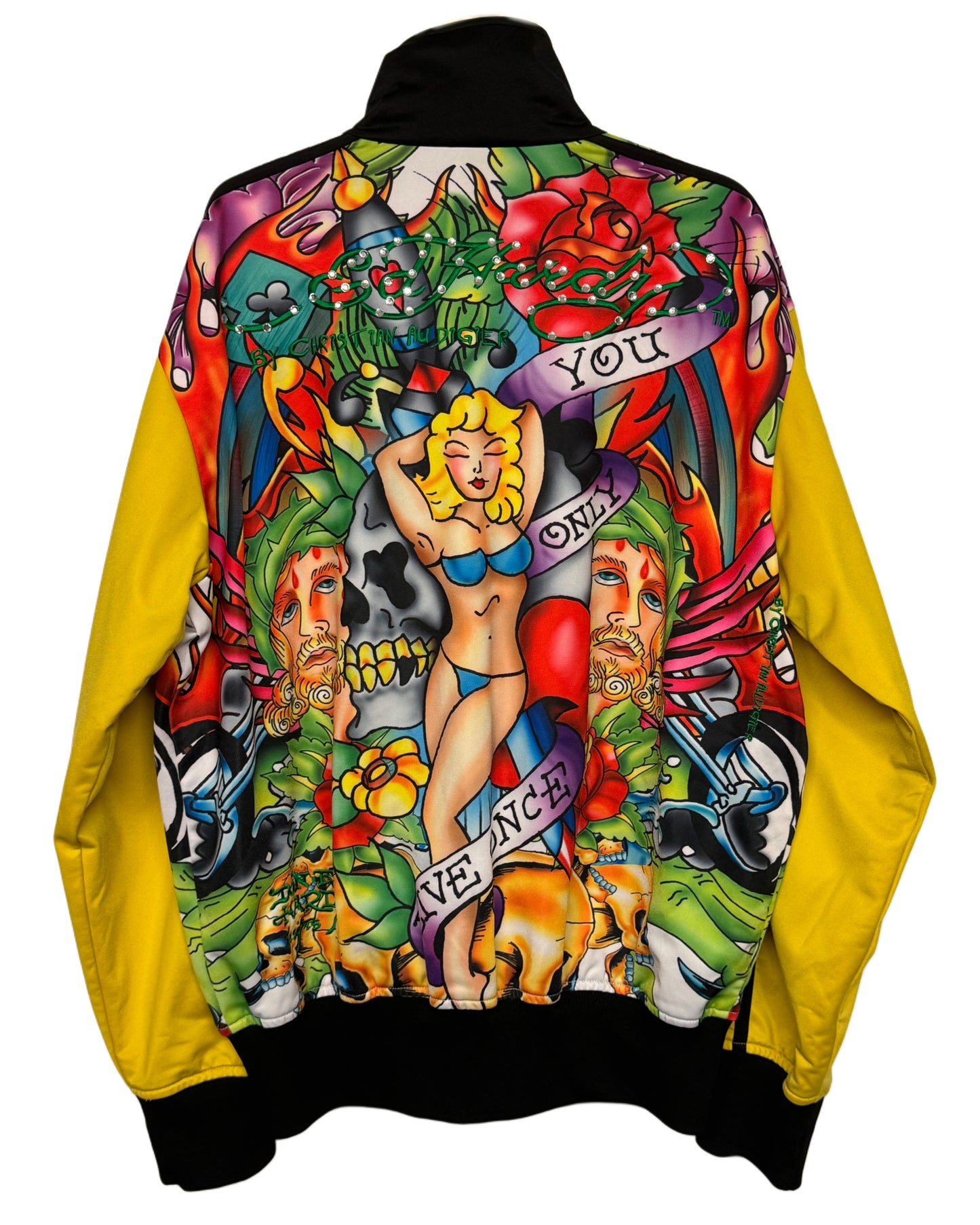 00‘s Ed Hardy Trainingsjacke *sehr selten (L)