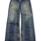 2000's Blue Way Japanese Baggy Jeans *rare 36x32 (XL)