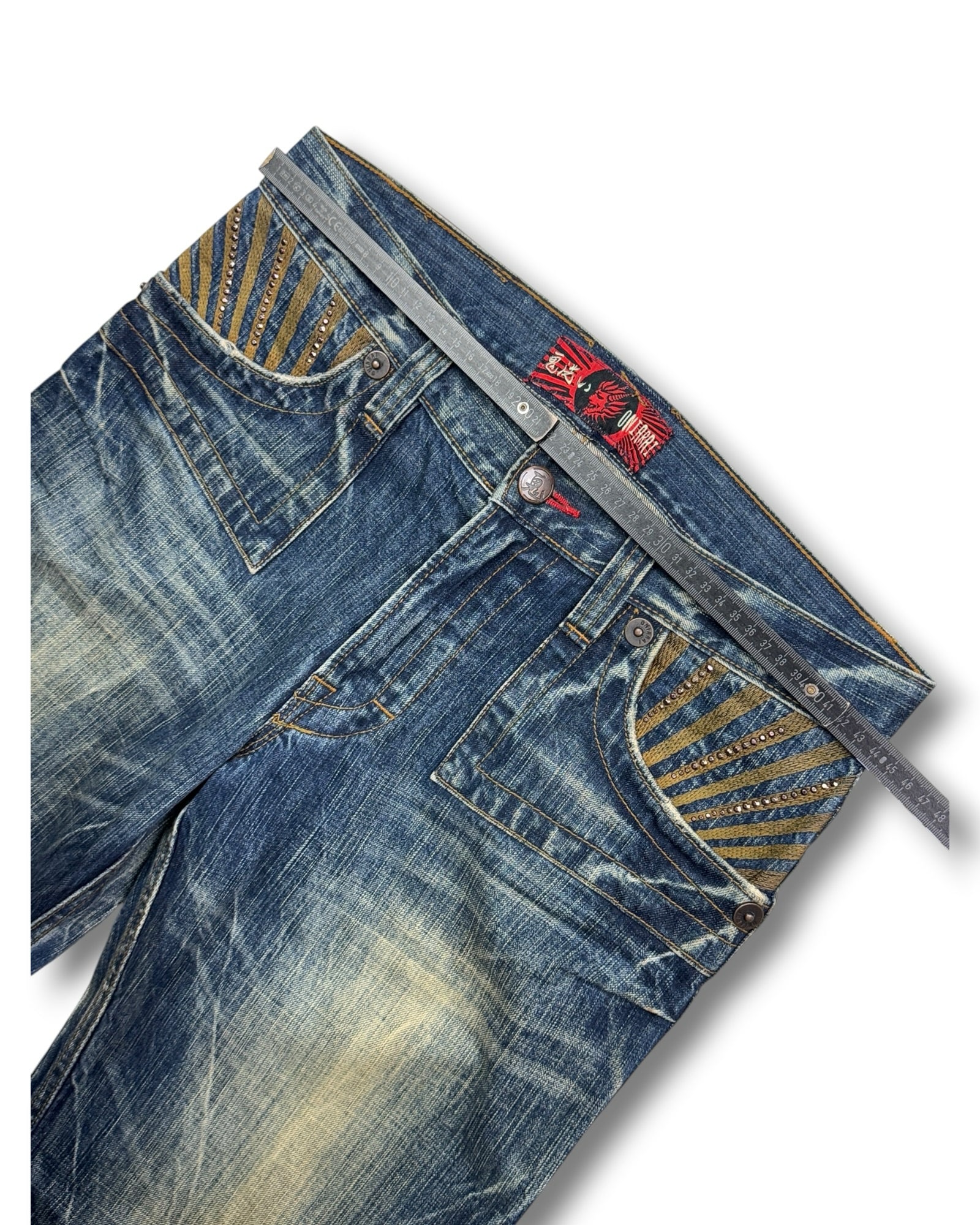2000's Oniarai Japanese Archive Baggy Jeans *very rare 34x30 (L)
