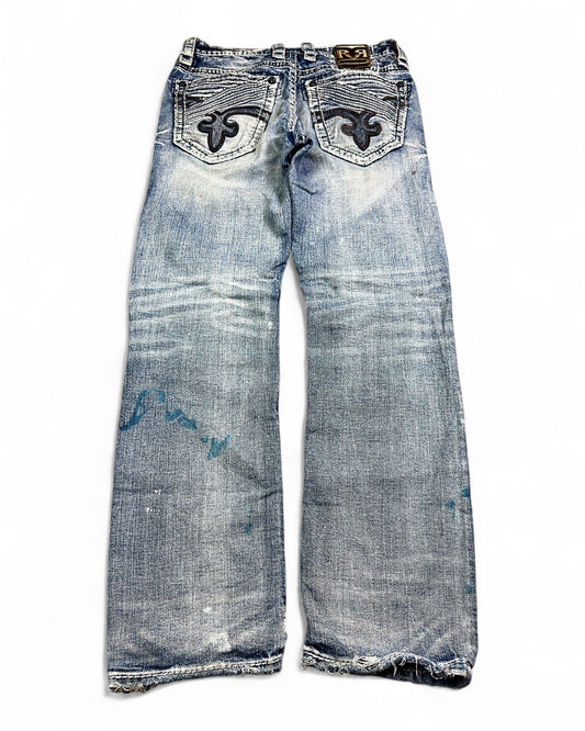 2000's Rock Revival Straight Jeans *rare W29 (S)