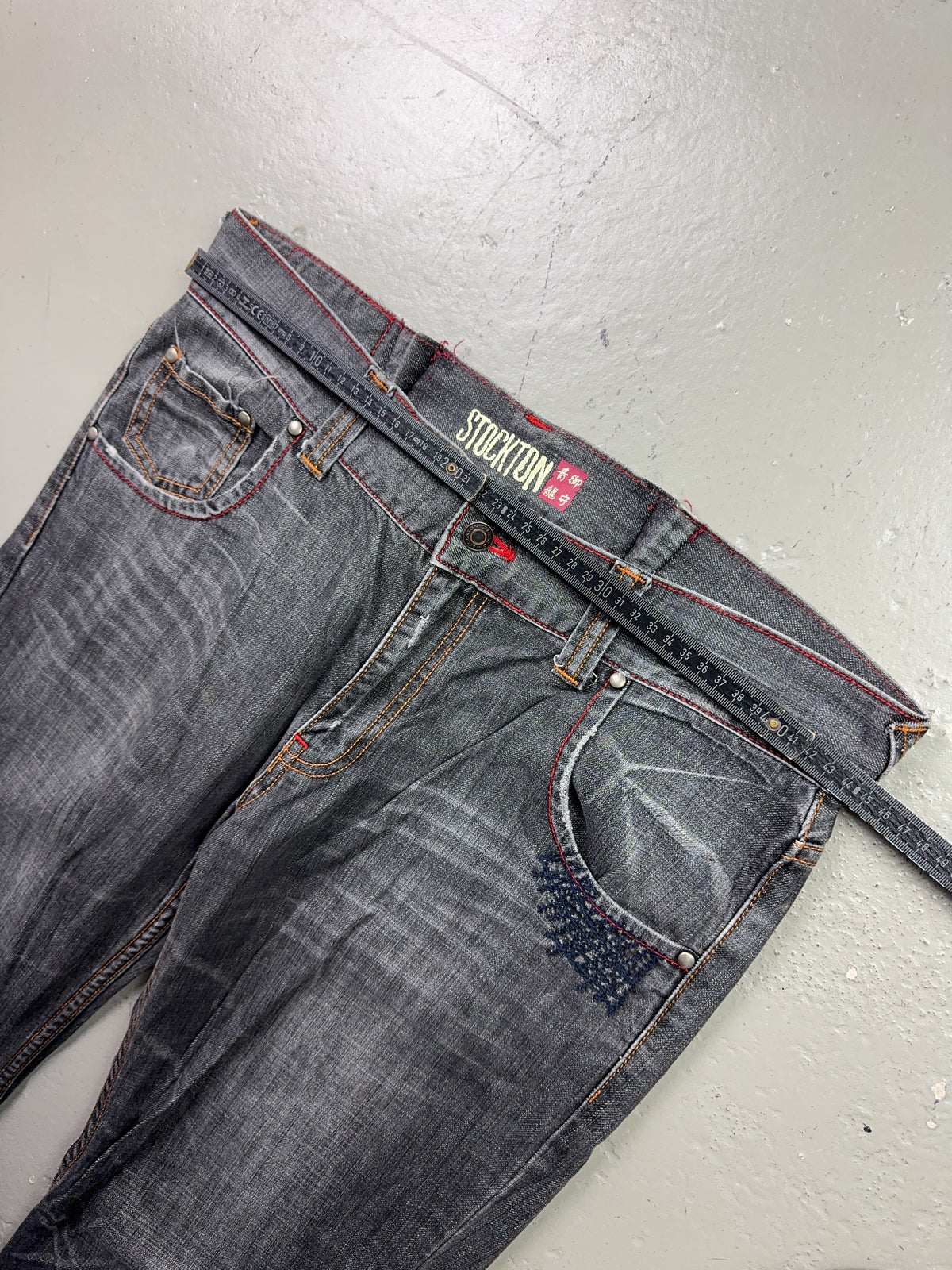 2000's Stockton Japanese Baggy/Bootcut Jeans *rare 34x32 (L)