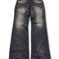 2000's Lolita Straight/Baggy Japanese Jeans Women's *very rare 29x30 (S)