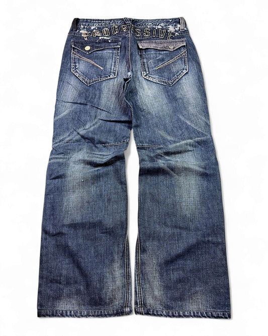 2000's EXR Korean Archive Baggy Jeans *very rare 34x30 (L)