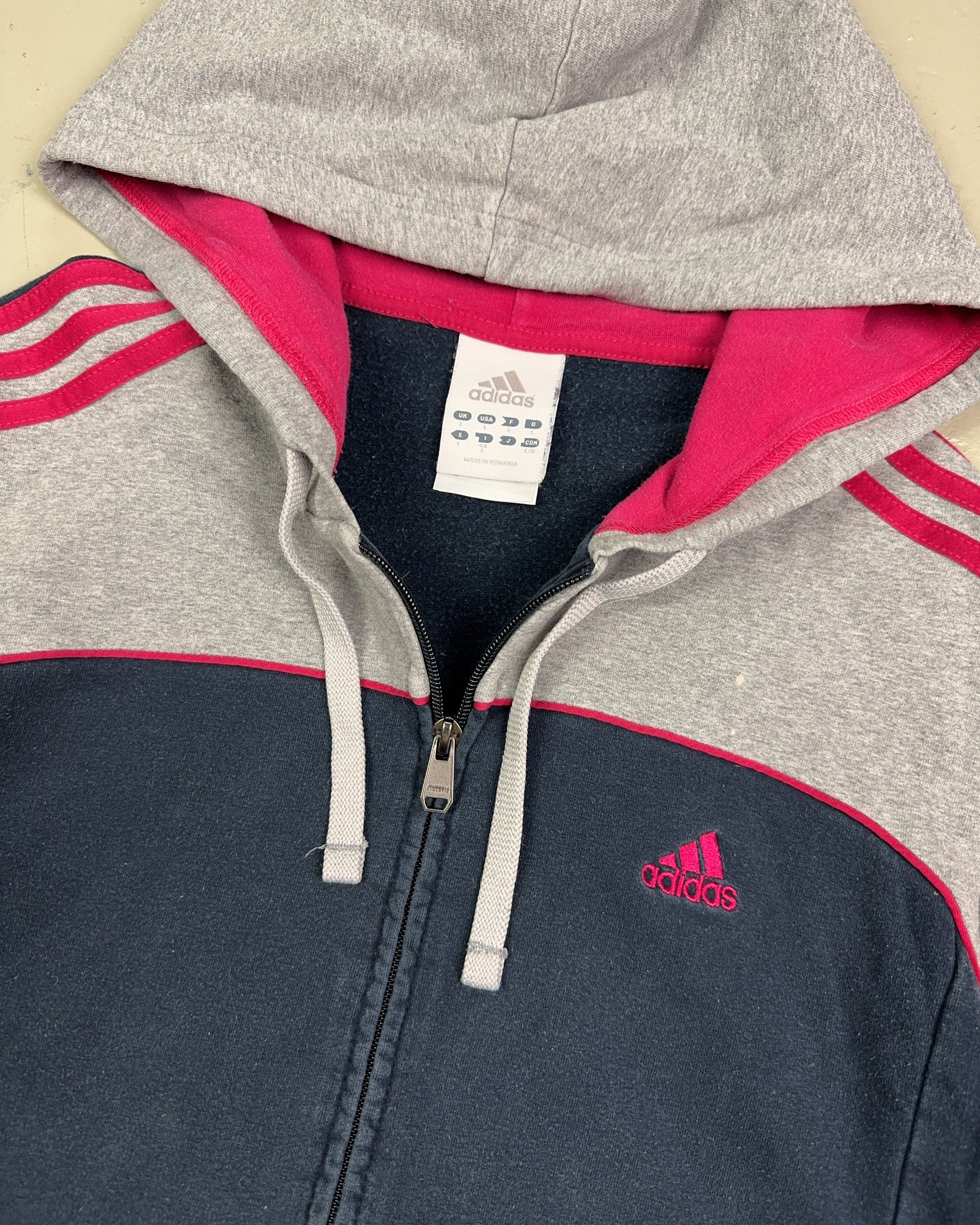 2000's Adidas Zip Hoodie * (L)