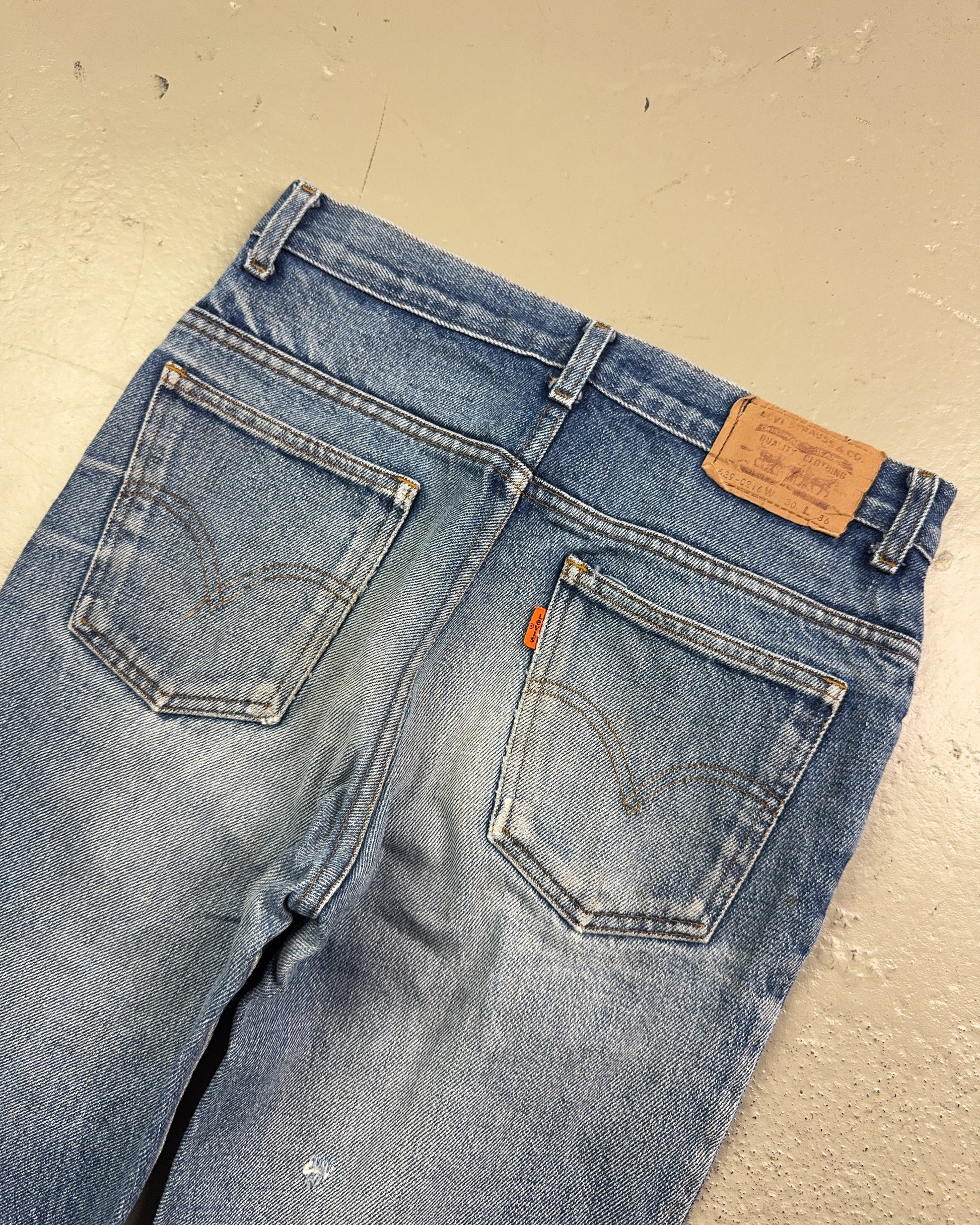 1980's Levi's Orange Tab Straight Jeans *very rare 28x30 (S)