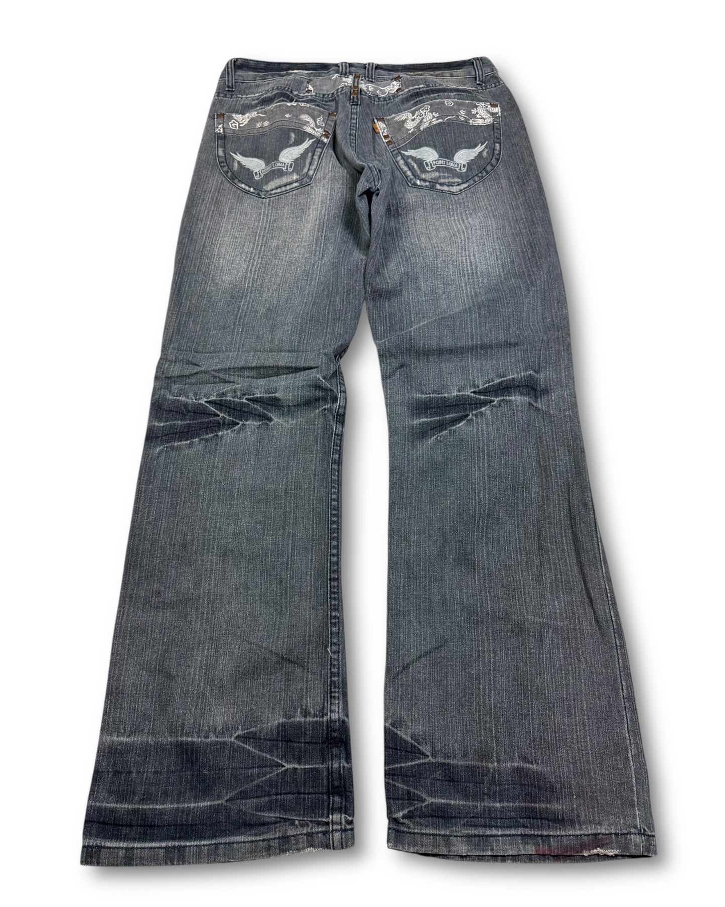 2000's Point Loma Straight/Baggy Japanese Archive Jeans *very rare 32x32 (M)