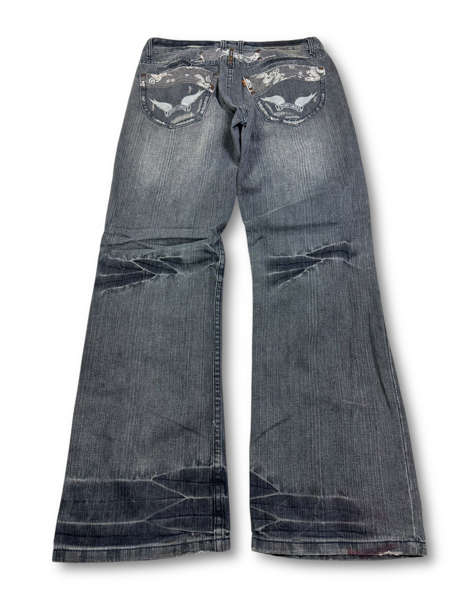 2000's Point Loma Straight/Baggy Japanese Archive Jeans *very rare 32x32 (M)