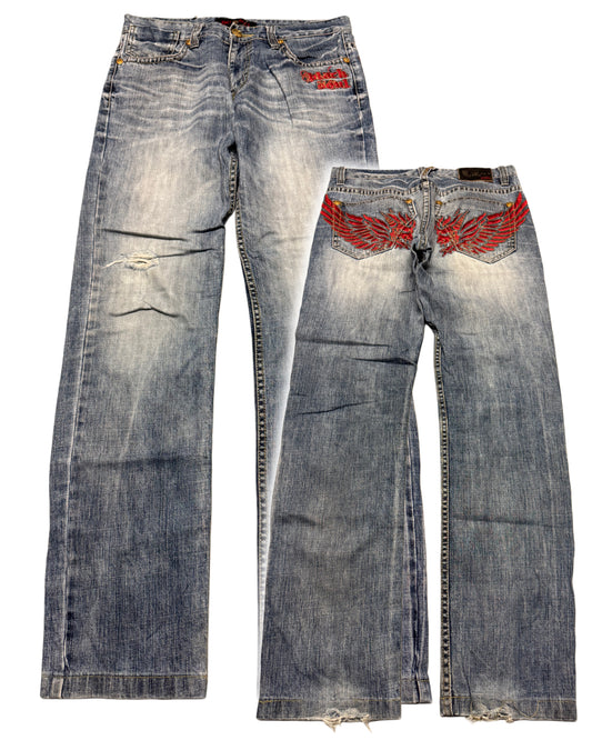 2000‘s Oniarai Japanese Jeans *rare 30x32