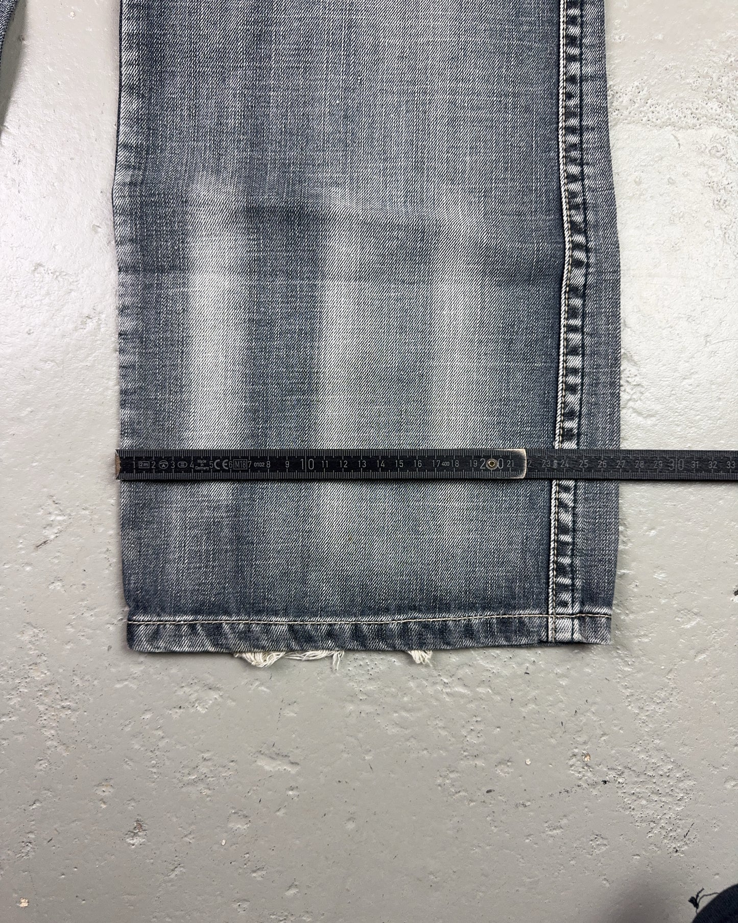 2000's All Blacks Baggy Jeans *very rare 36x32 (XL)