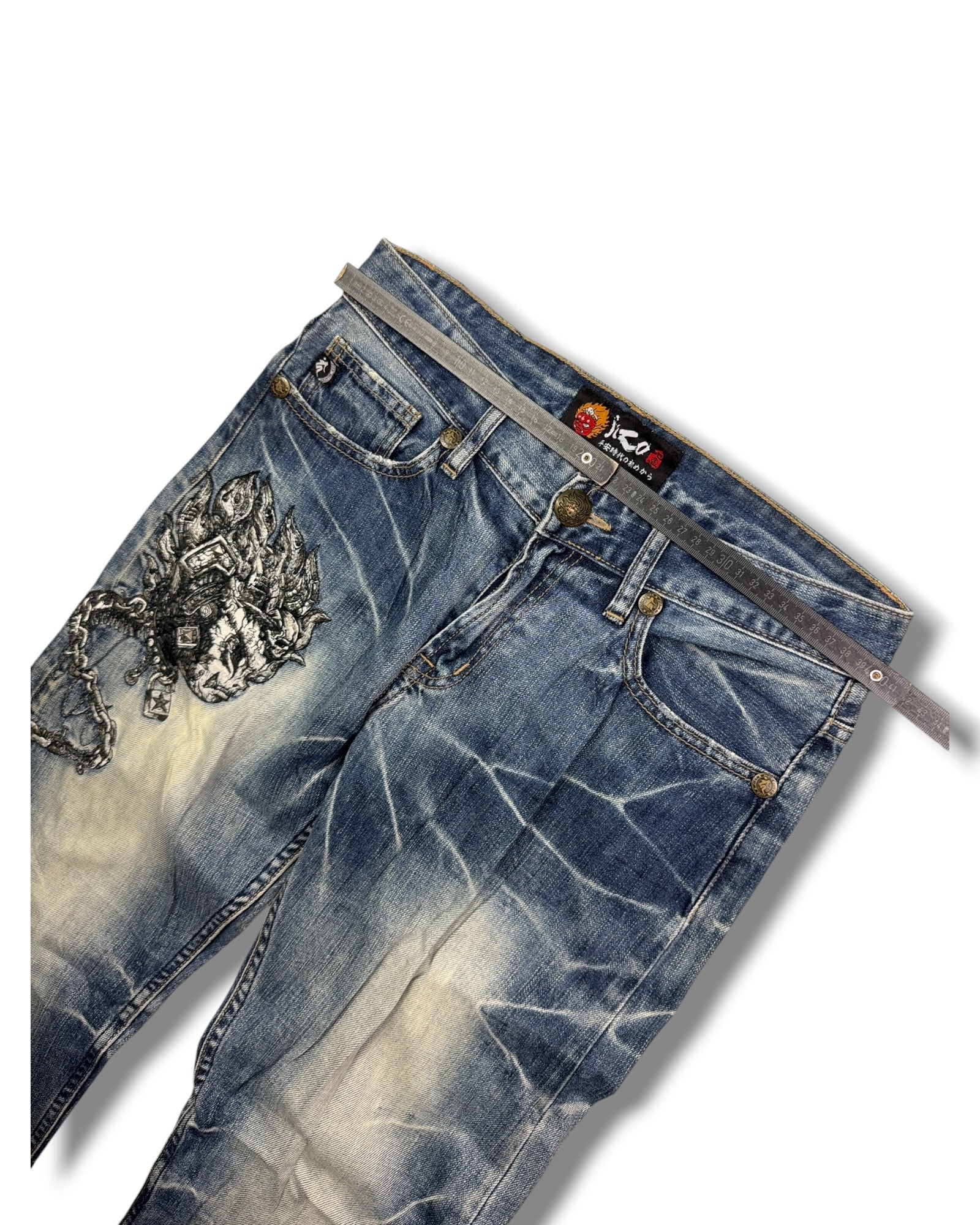 2000's Jizo Archive Japanese Straight Jeans *very rare 30x30 (M)